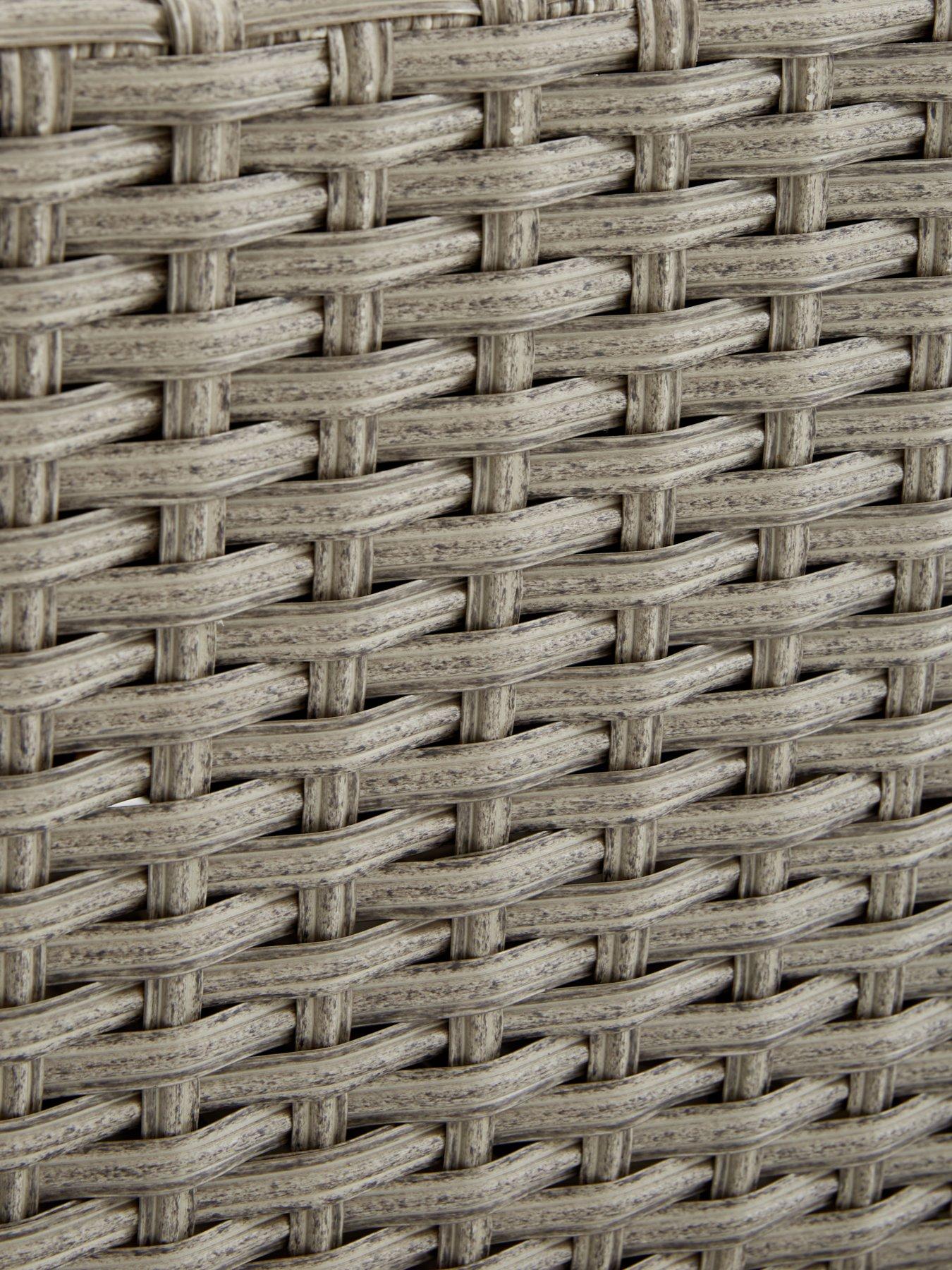 Image 6 of 6 of The Very Collection Antigua Trough Shape Rattan Planter