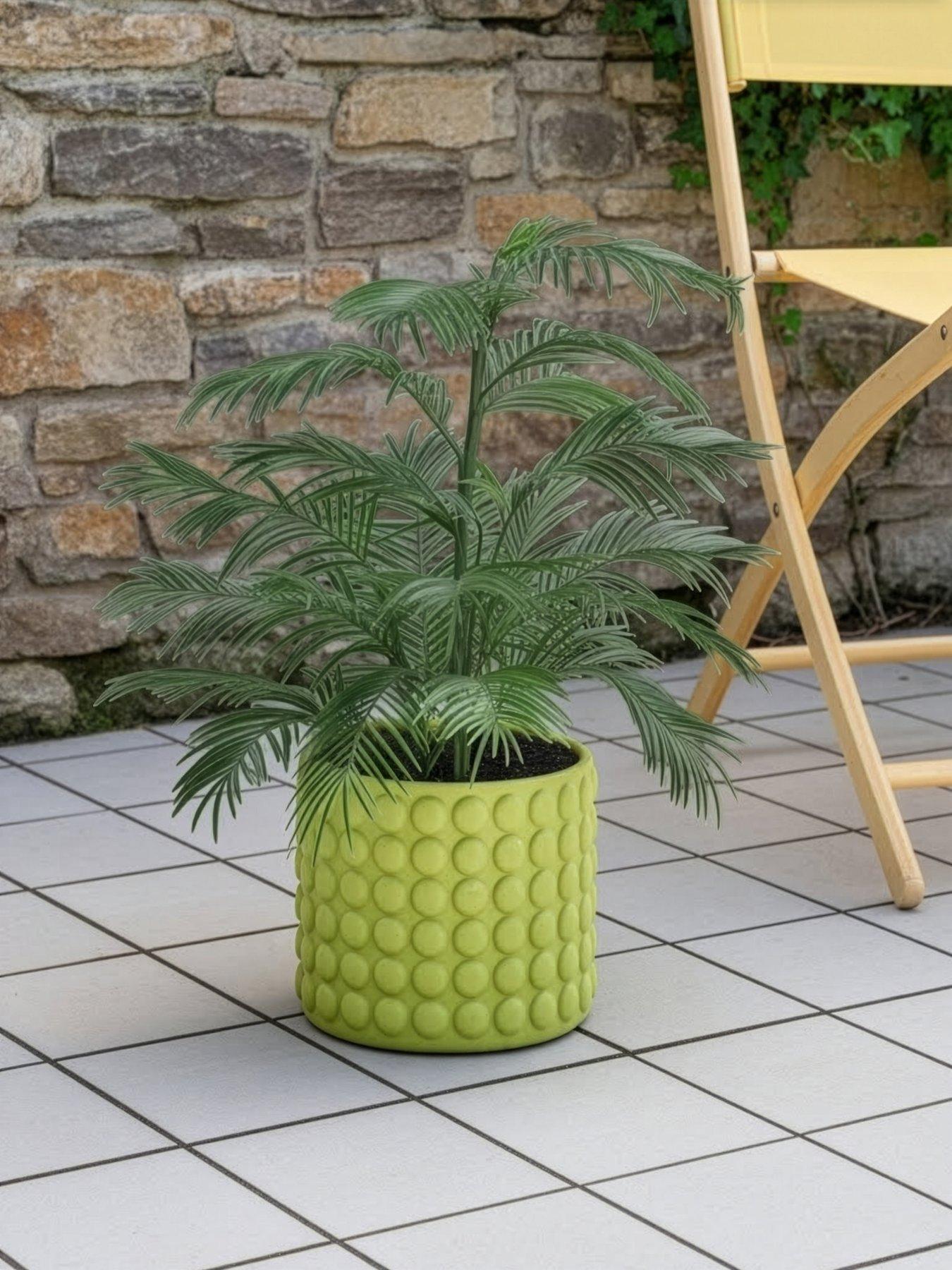 The Very Collection Bobble Planter 29cm Lilypad Green