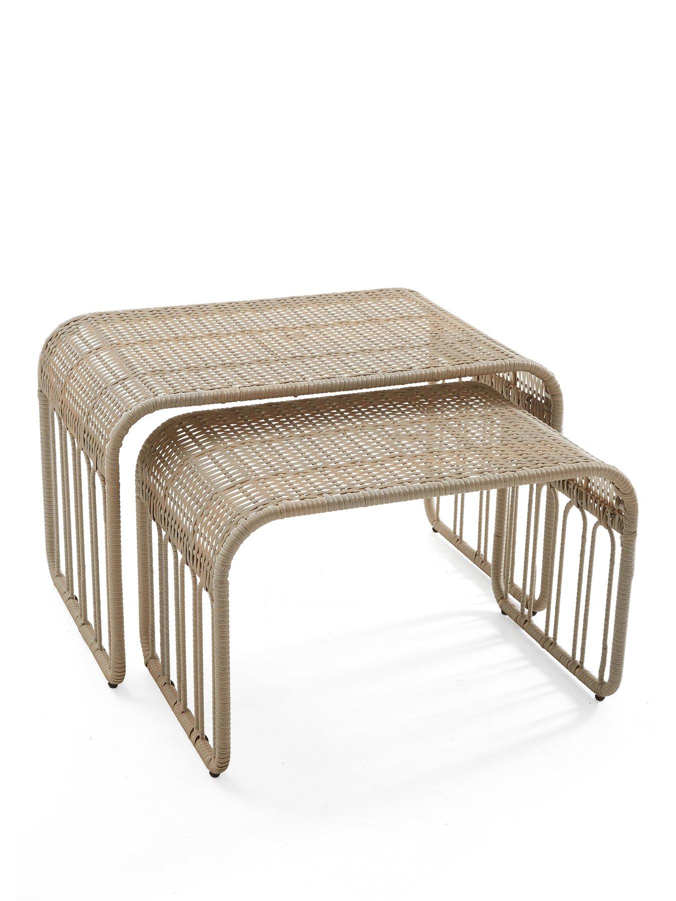 Image 2 of 5 of The Very Collection Albany Nested Garden Table Set 2