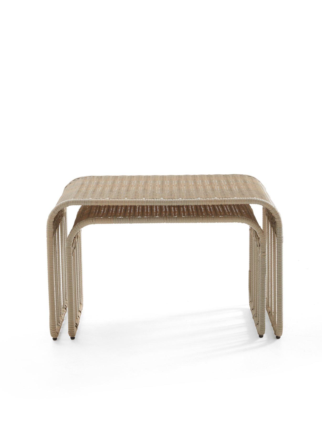 Image 3 of 5 of The Very Collection Albany Nested Garden Table Set 2