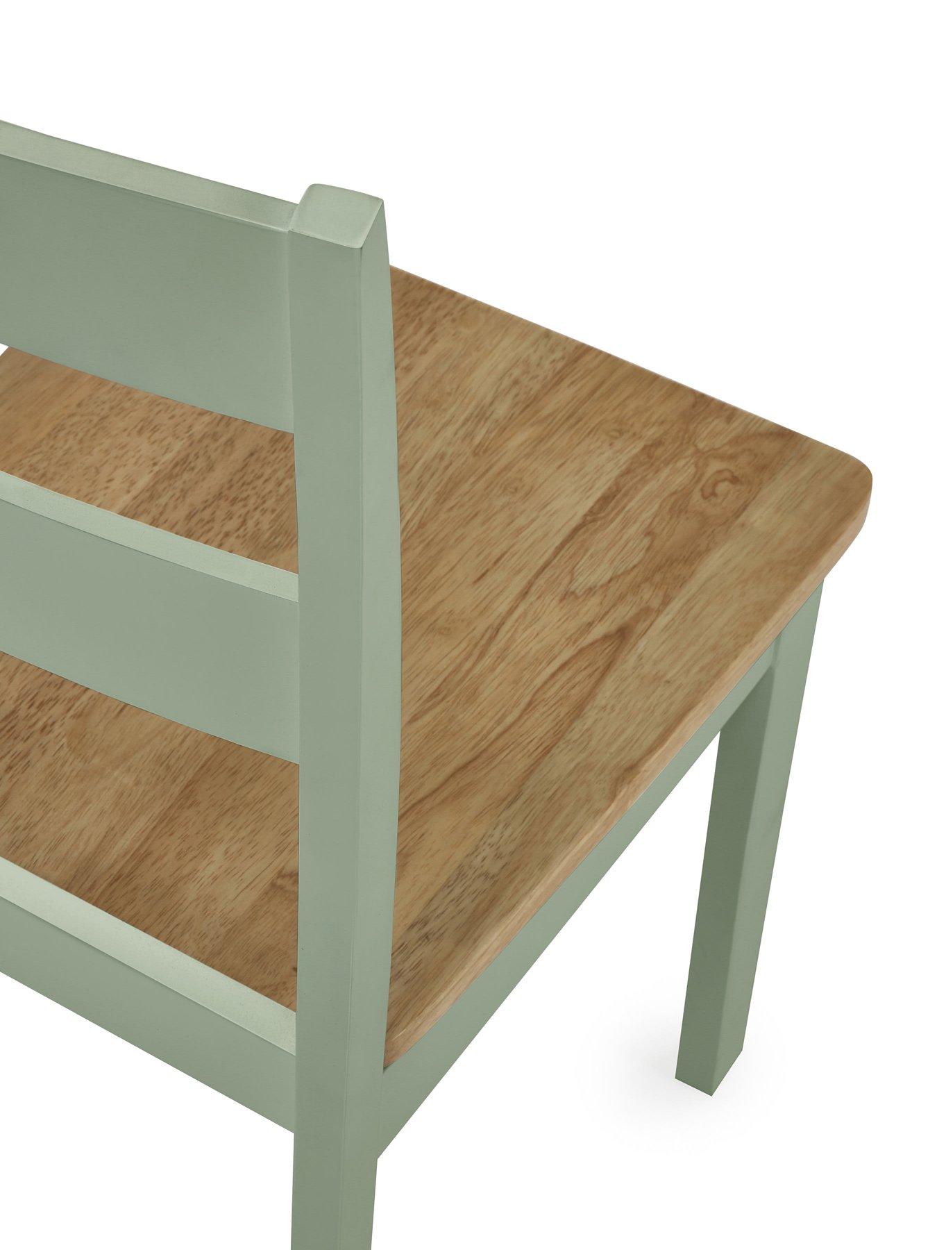 Image 7 of 7 of Julian Bowen Linwood Round Drop Leaf Dining Table With Choice of 2 or 4 Chairs