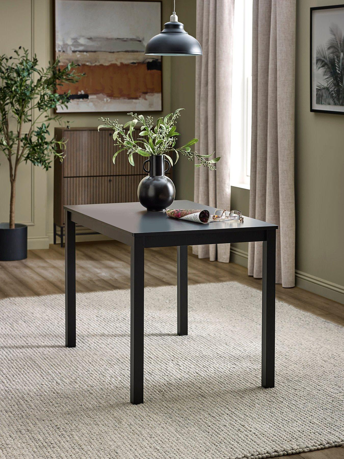 Image 4 of 6 of Julian Bowen Keats Dining Table With 4 Chairs
