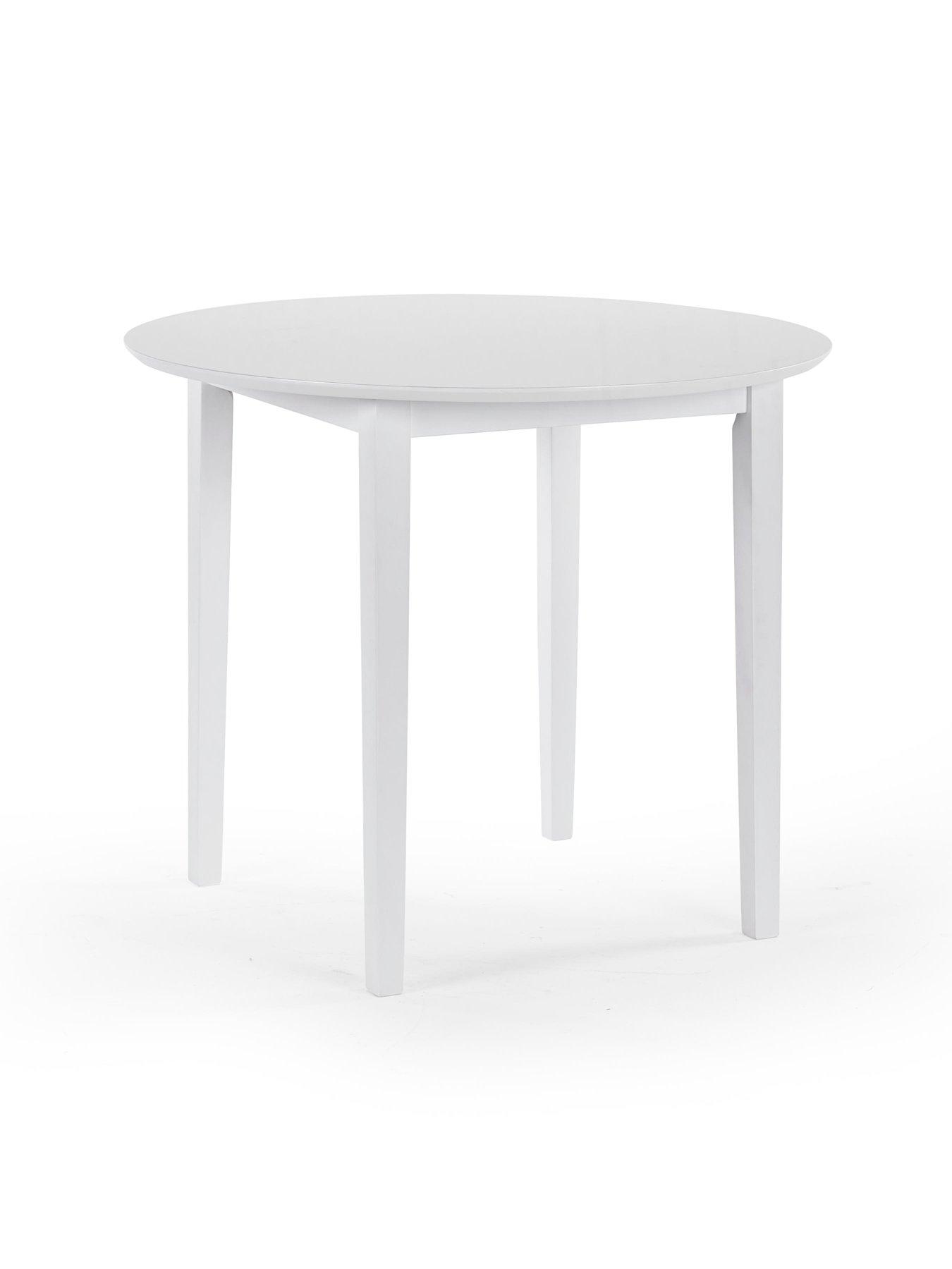 Image 3 of 7 of Julian Bowen Orwell Round Dining Table With 4 Chairs