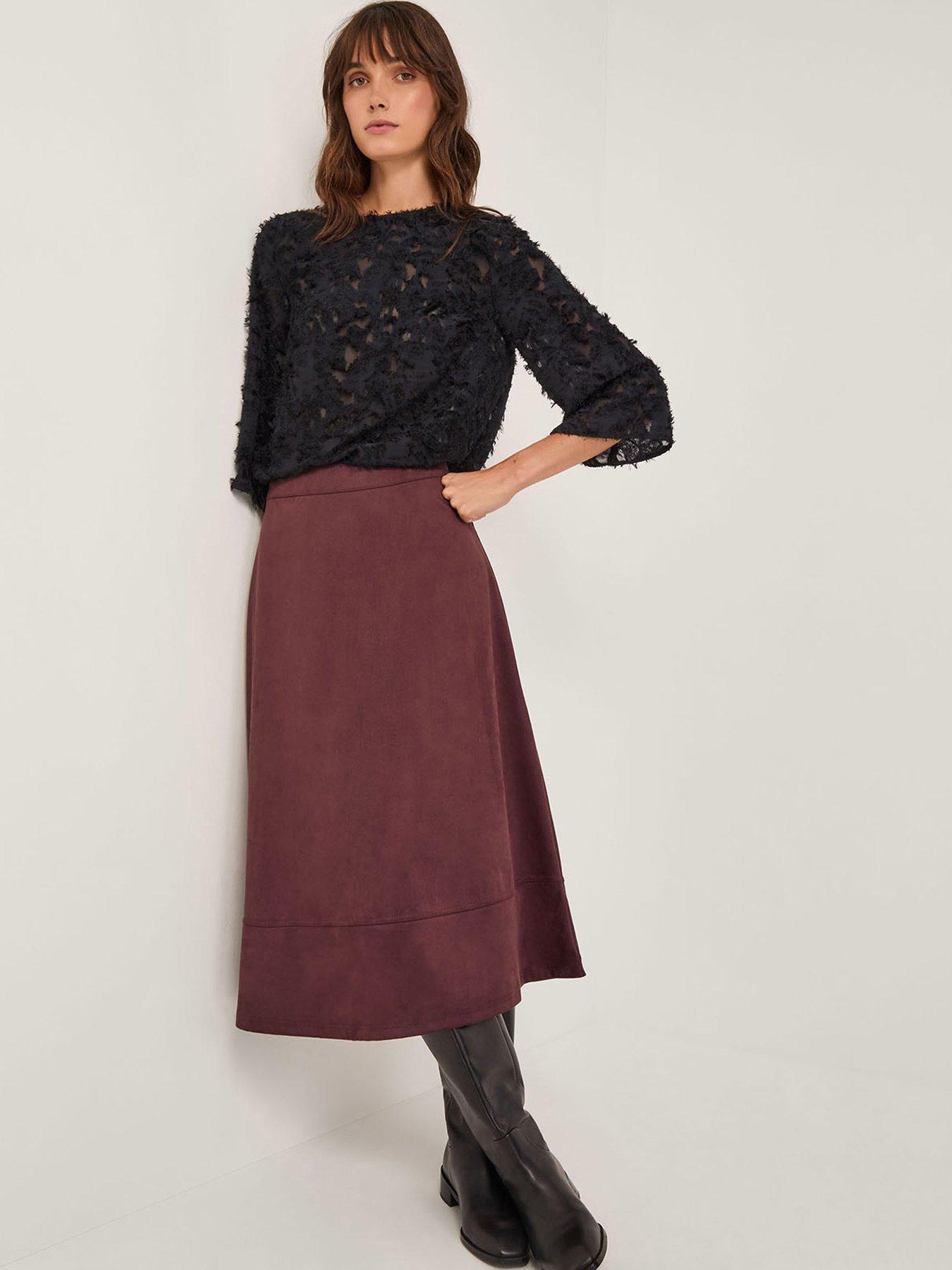 Monsoon Chrissy Textured Top - Black