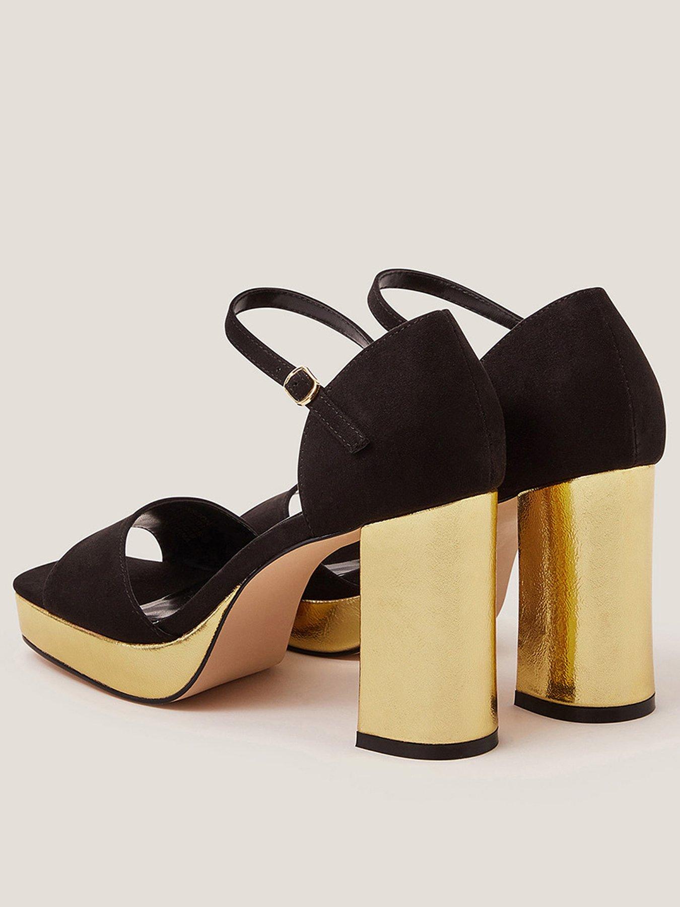 Image 3 of 3 of Monsoon Faith Two Tone Platform - Black