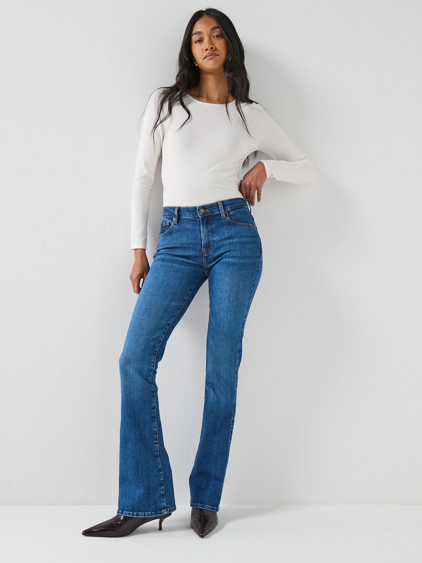 7 For All Mankind Slim Illusion Bootcut Jeans