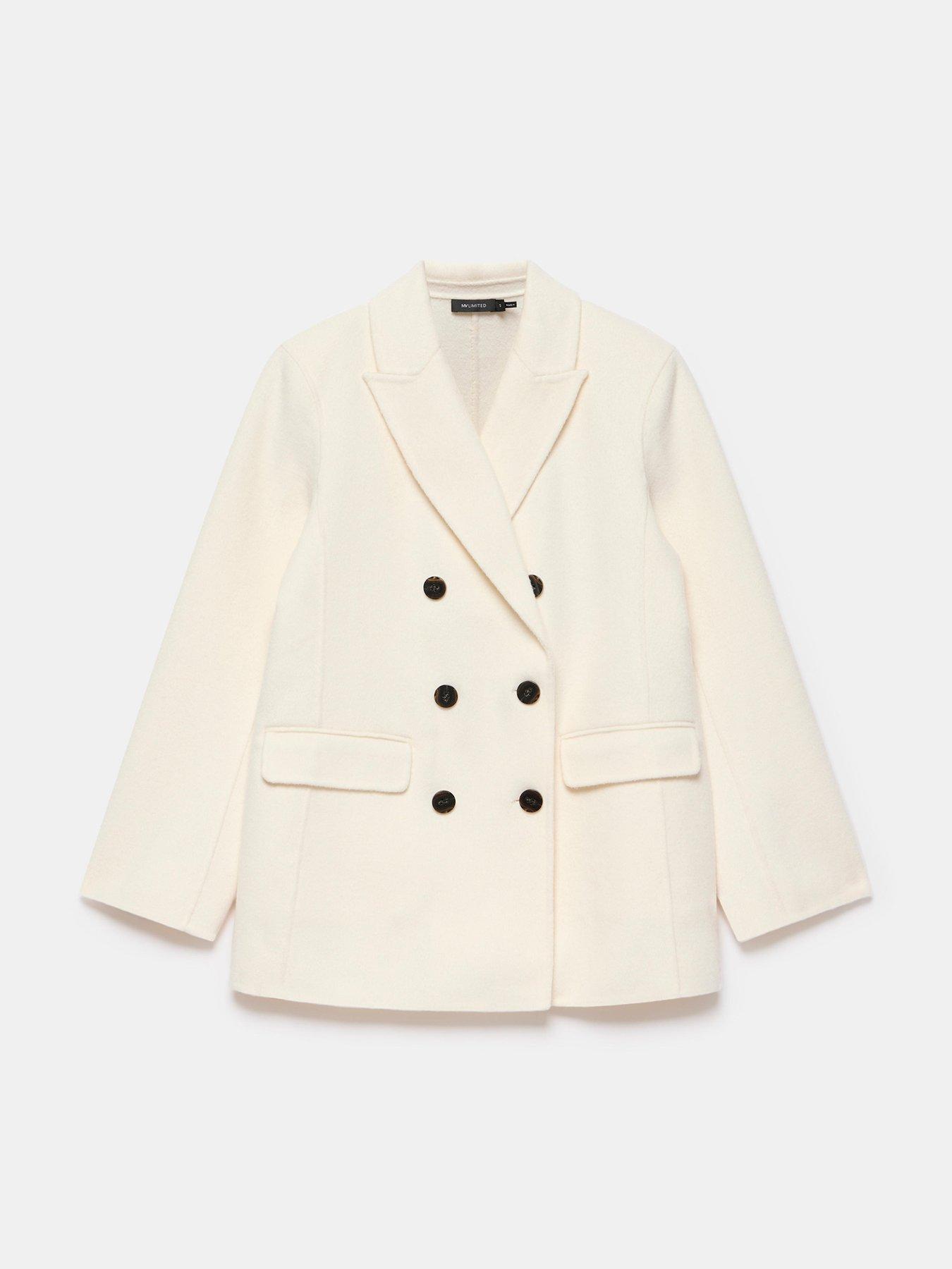 Image 5 of 6 of Mint Velvet Hand Finished Blazer - White