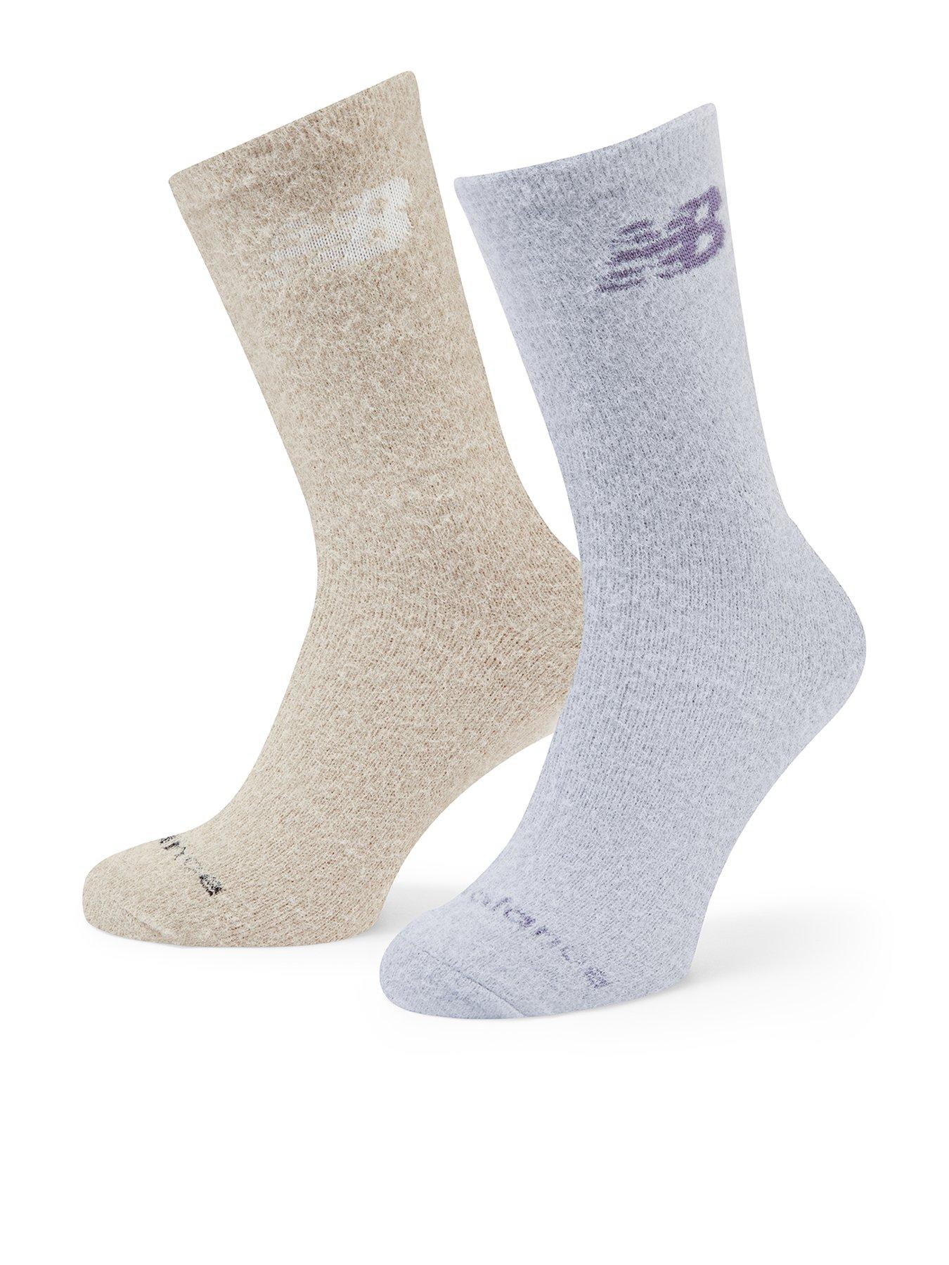 New Balance Shaggy Like Crew Socks 2 Pack - Multi