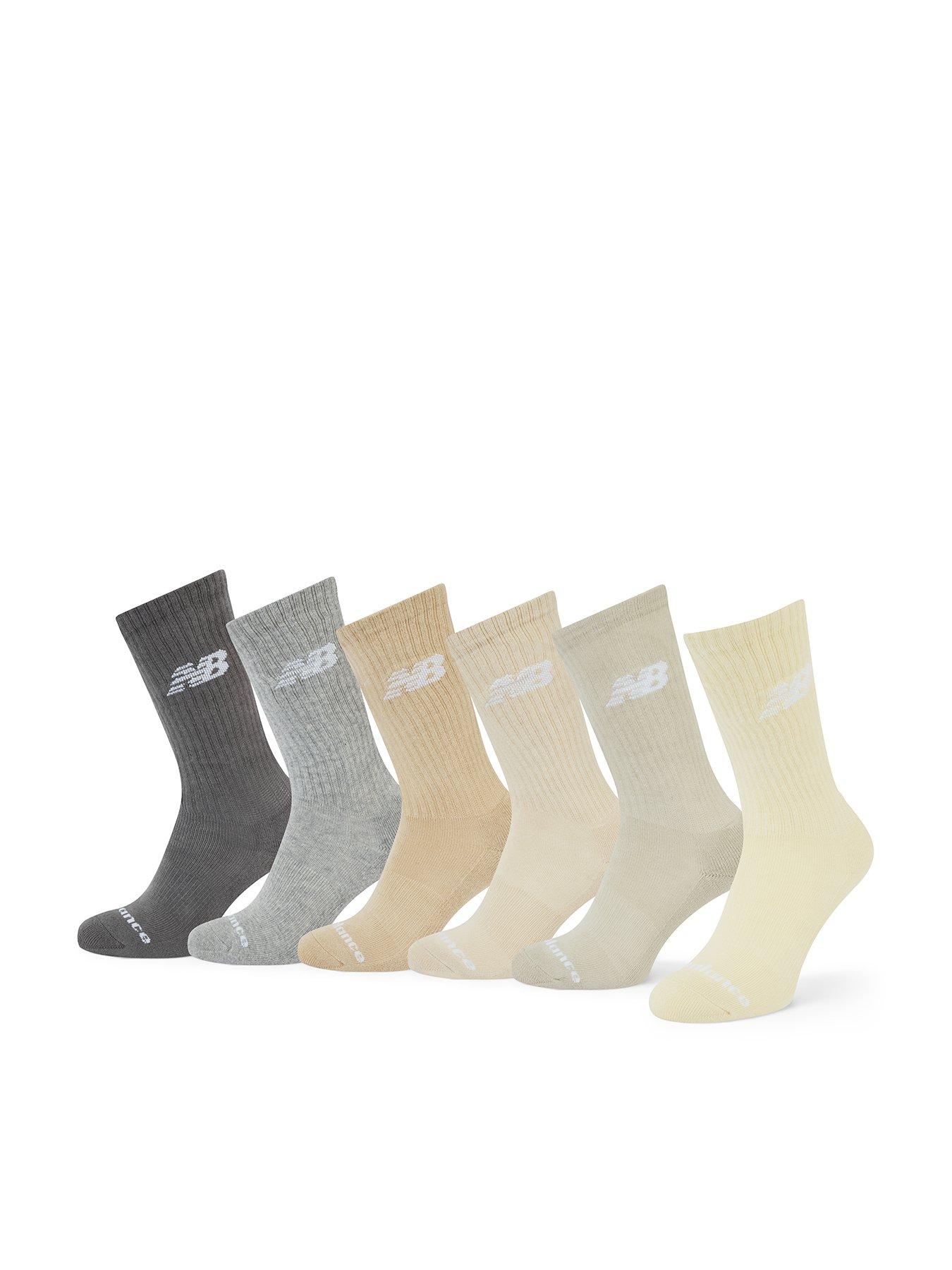 New Balance Everyday Seasonal Crew Socks 6 Pack - Multi