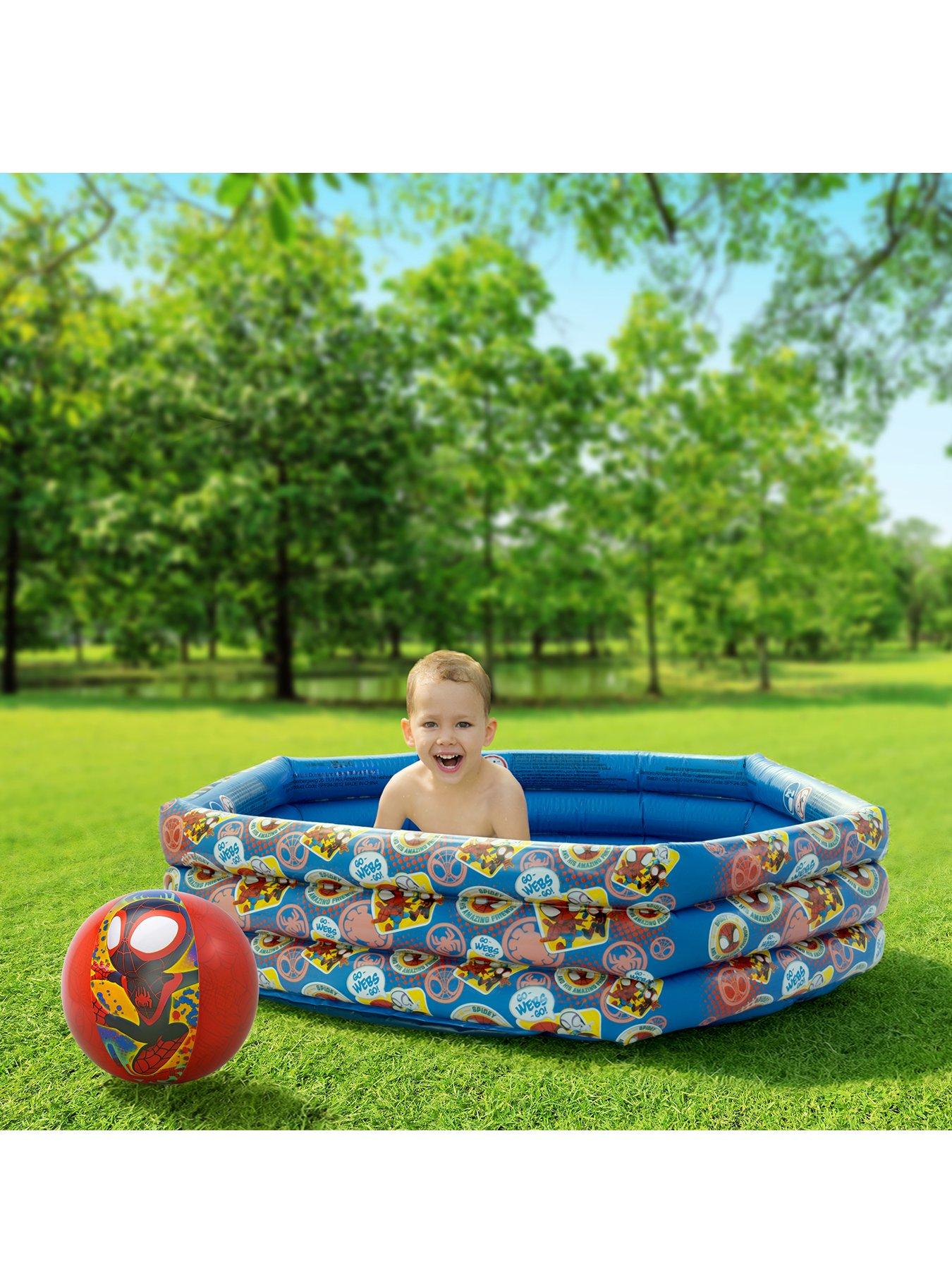Image 1 of 6 of Spiderman Spidey 3 Ring Pool and Beach Ball