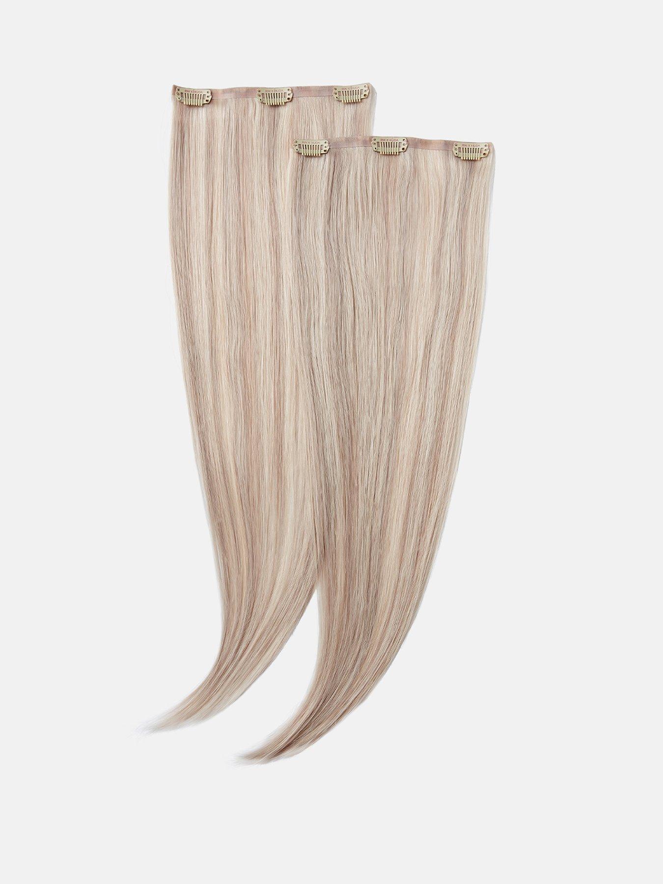 Beauty Works x Huda BARELY THERE Mix  &  Match Duo 20" Iced Blonde