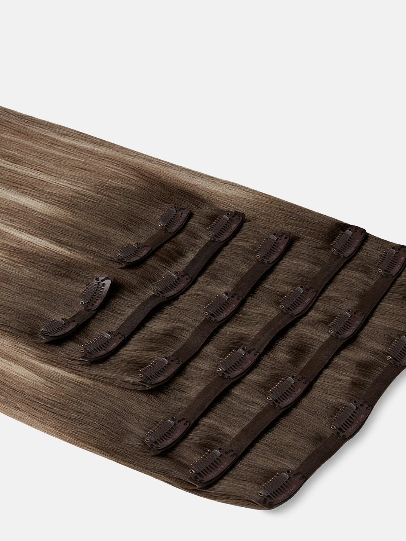 Beauty Works x Huda BARELY THERE Clip ins 20" St Tropez Blonde