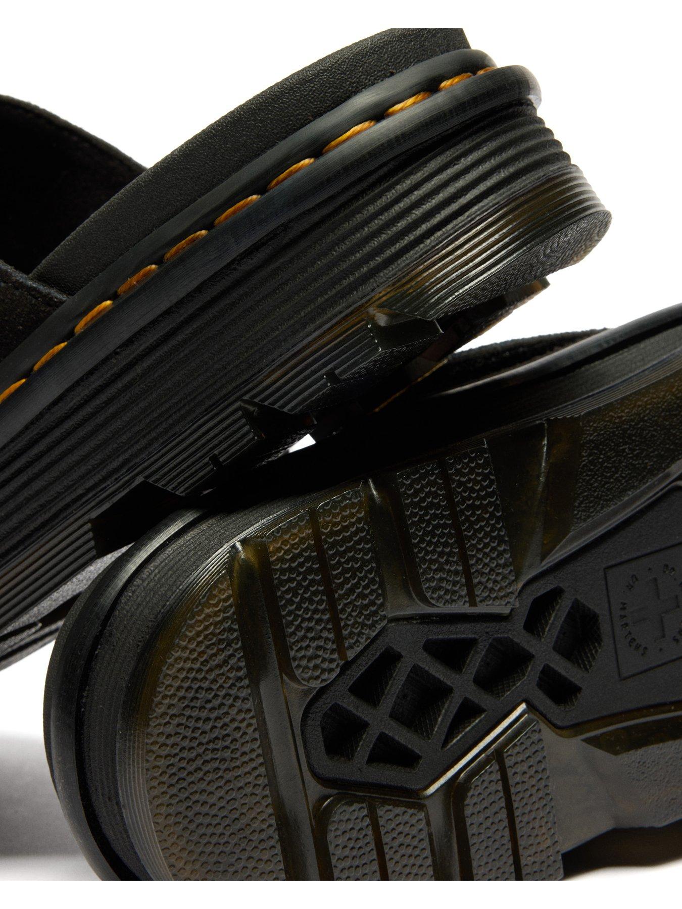 Dr Martens Zebzag Suede Sliders - Black | Very