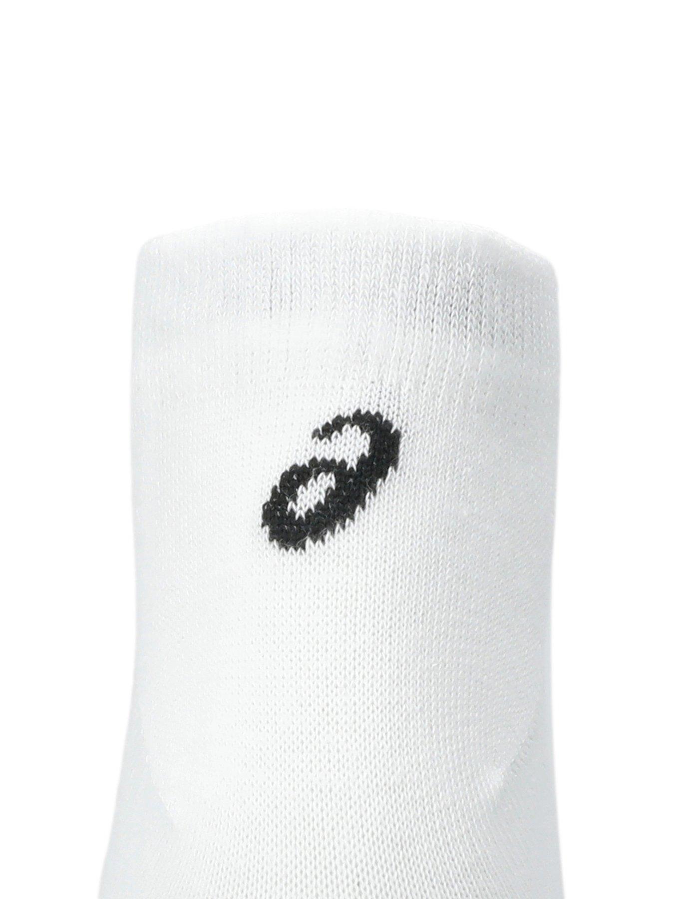Image 3 of 3 of Asics Unisex Running 3 Pack Ankle Socks - White