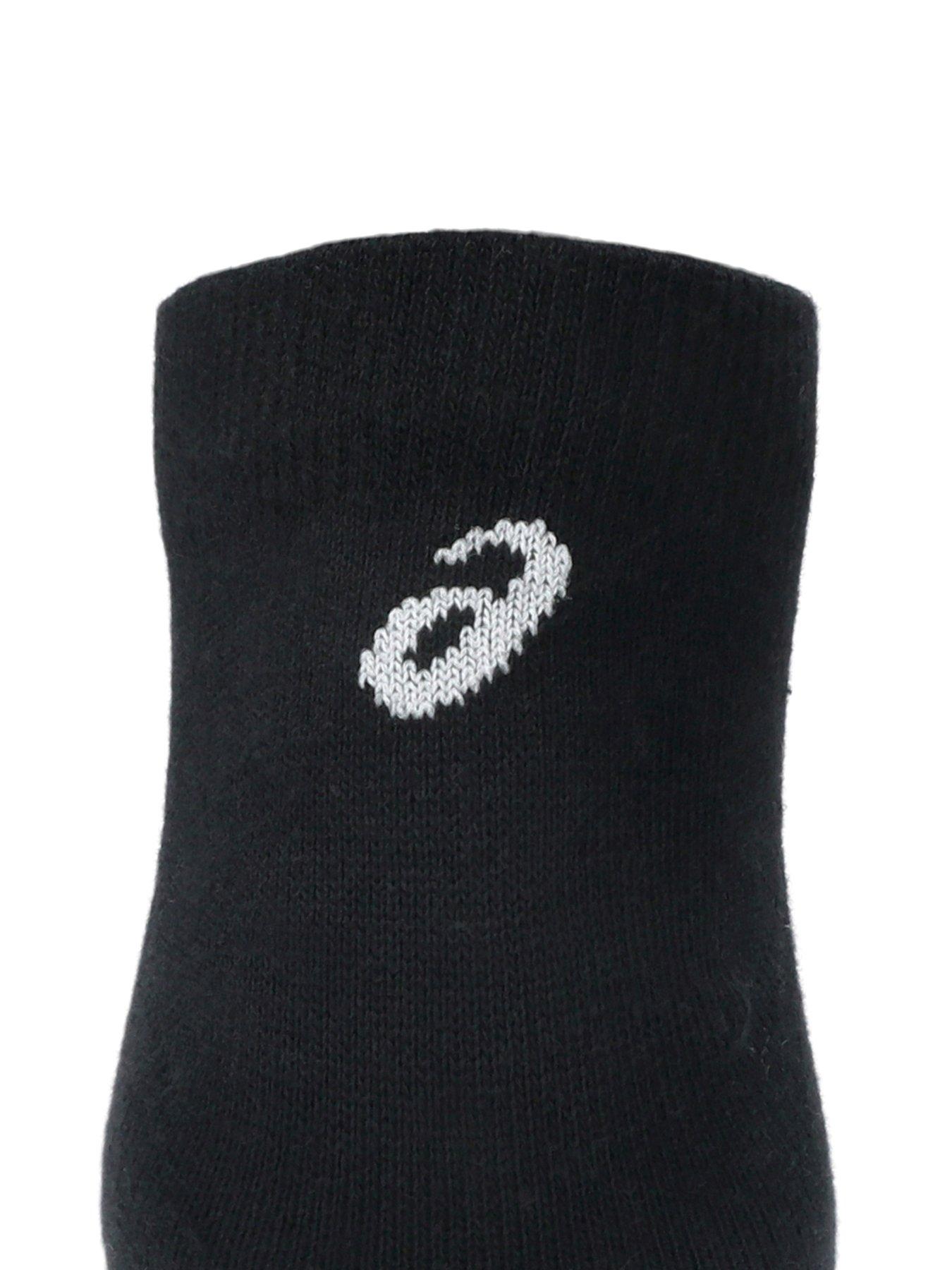 Image 3 of 3 of Asics Unisex Running 3 Pack Ankle Socks - Black