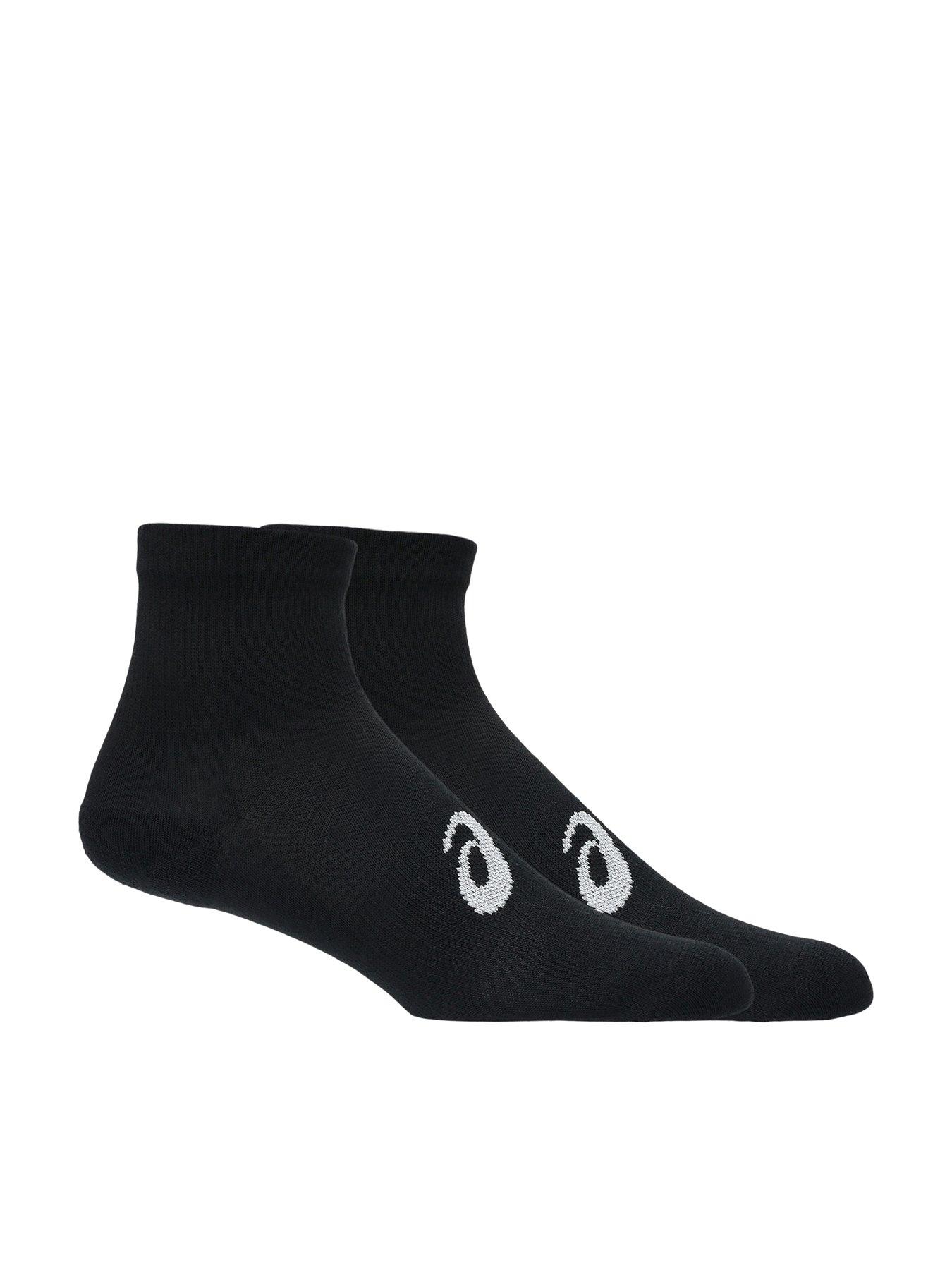 Image 1 of 3 of Asics Unisex Running 3 Pack Quarter Socks - Black