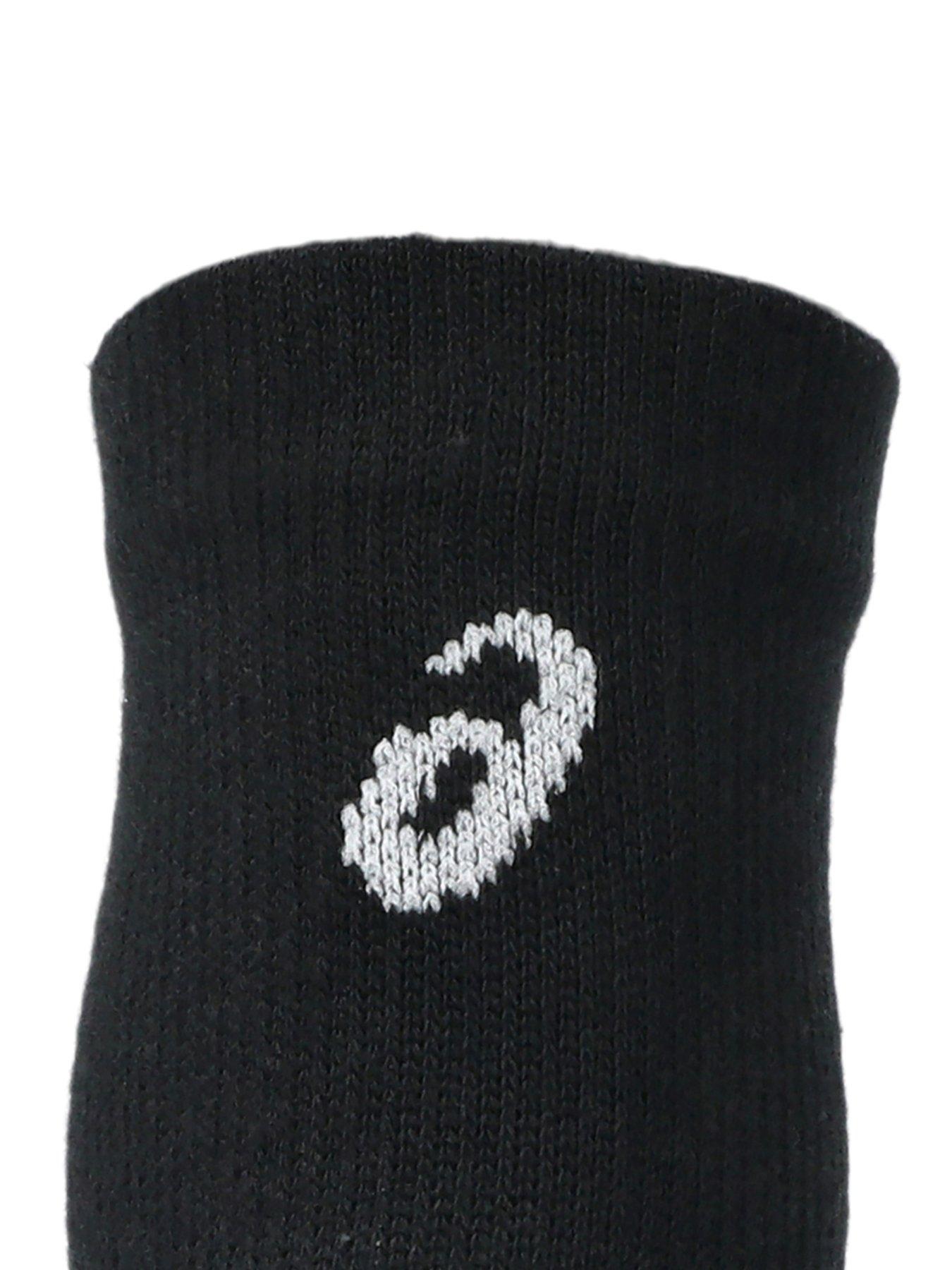 Image 3 of 3 of Asics Unisex Running 3 Pack Quarter Socks - Black