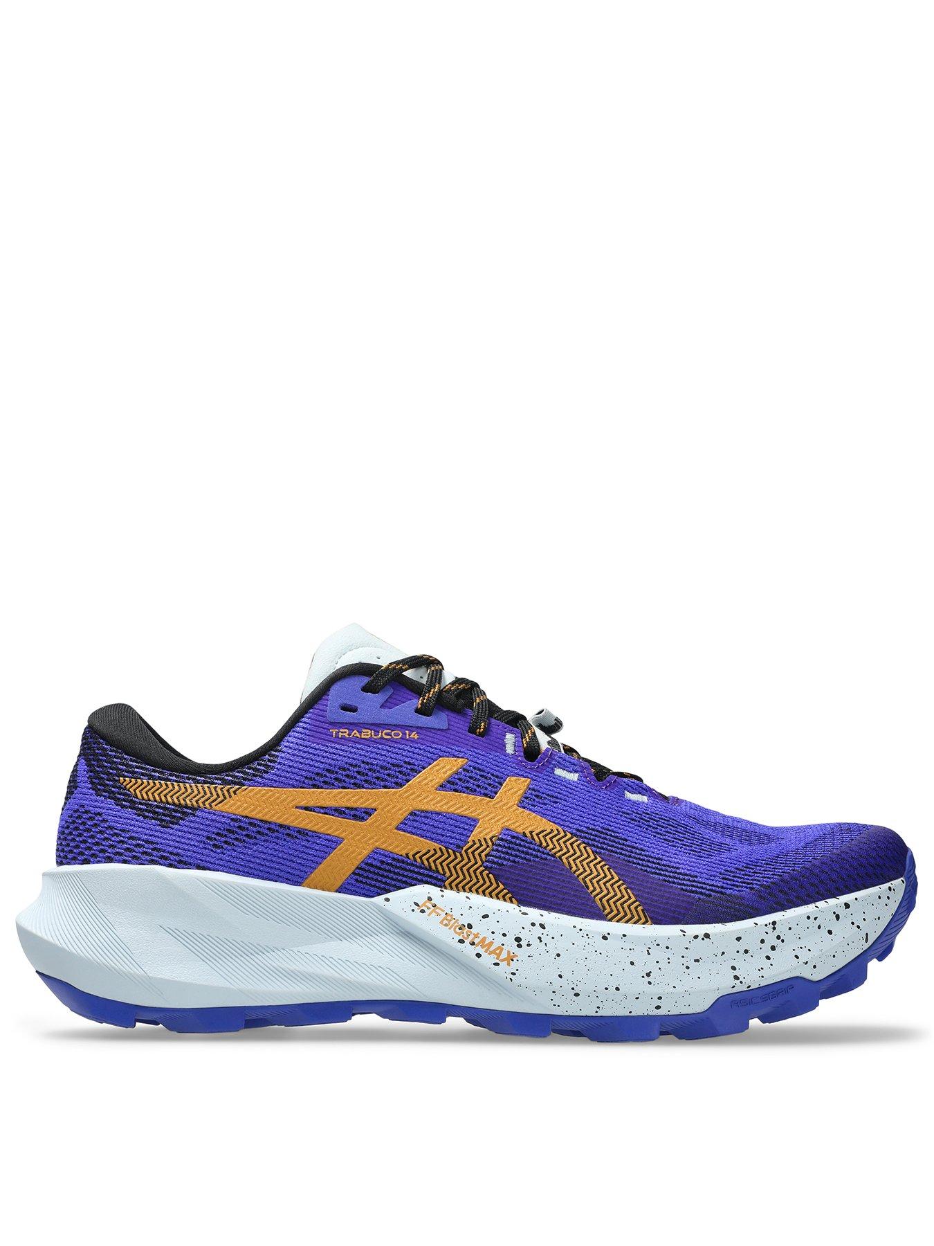 Asics Mens Running Trabuco 14 Trainers - Cobalt Burst/Sandstorm
