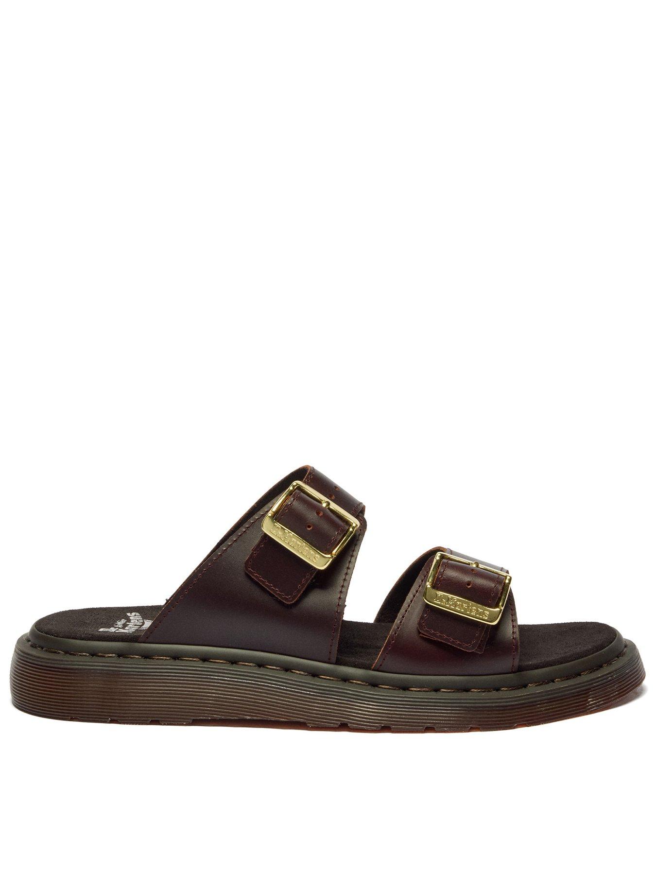Dr Martens Josef Slide Sandal Charro Atlas, Dark Red, Size 7, Women