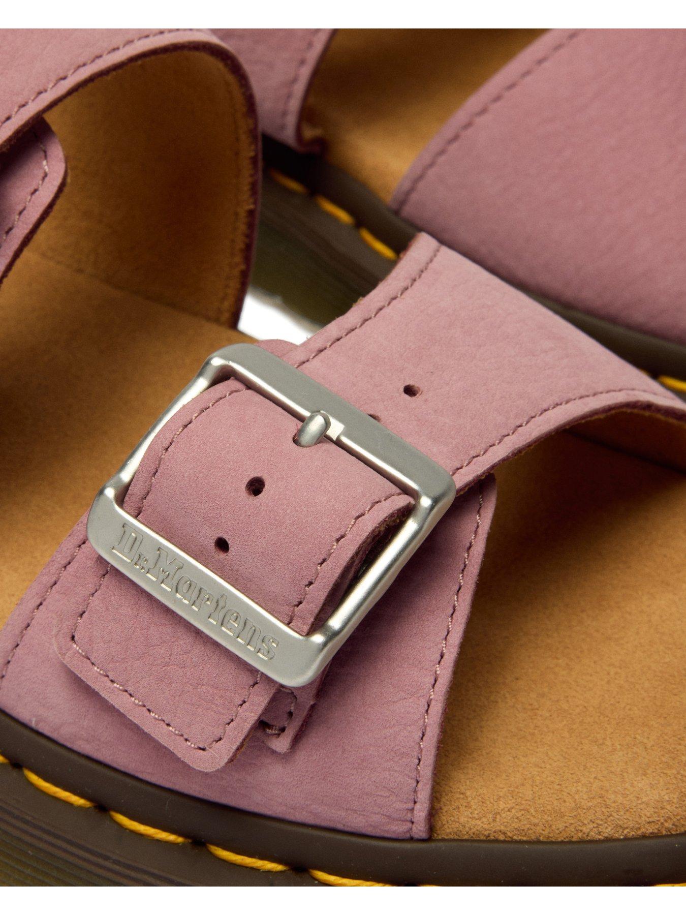 Image 6 of 7 of Dr Martens Josef Slide Sandal - Dusty Rose Milled Nubuck