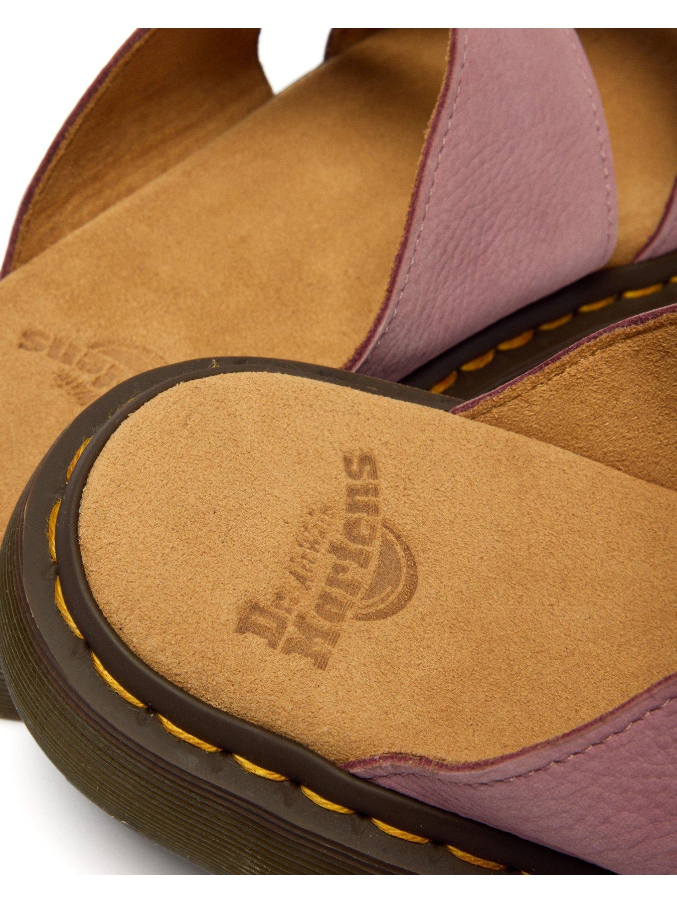 Image 7 of 7 of Dr Martens Josef Slide Sandal - Dusty Rose Milled Nubuck