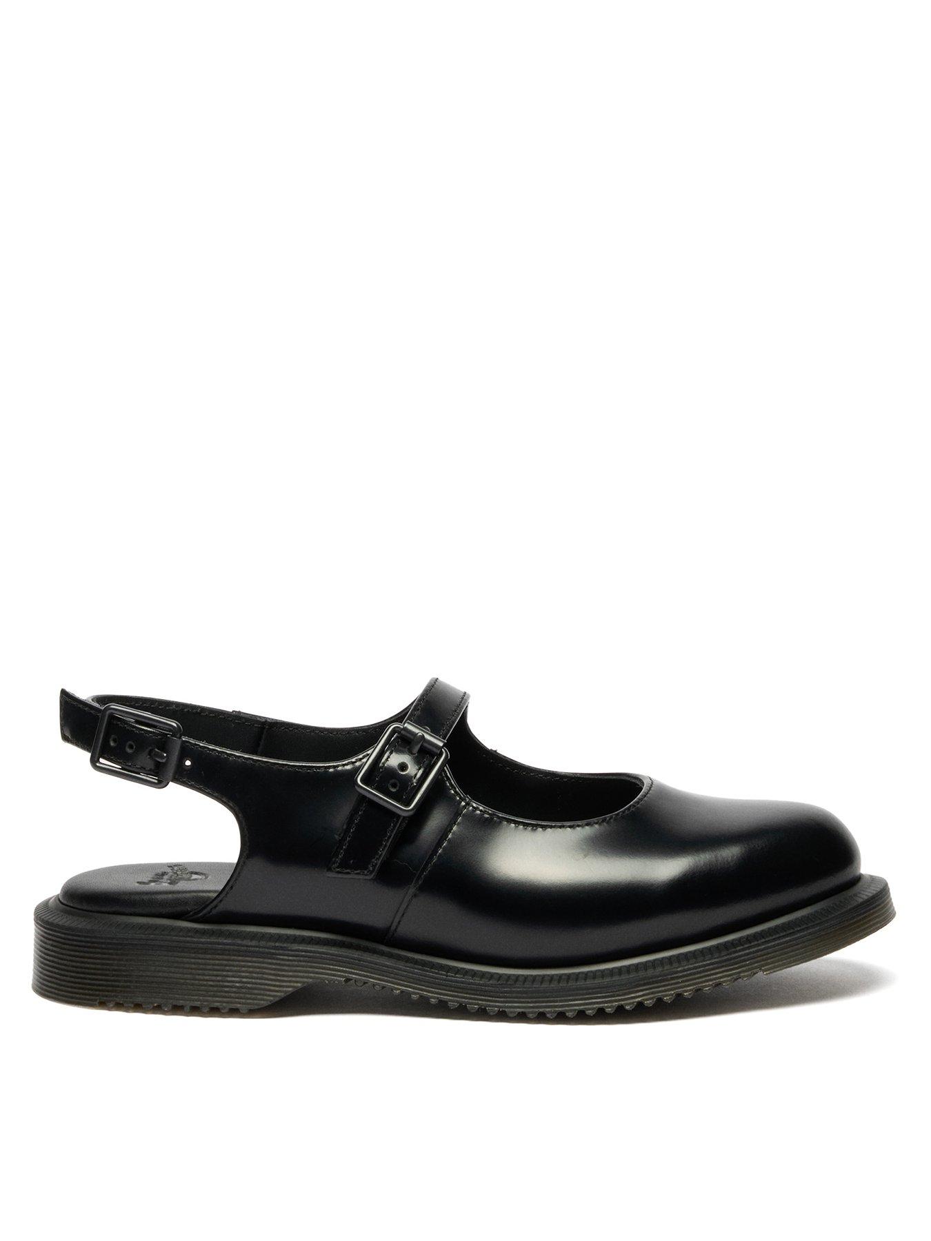 Image 1 of 7 of Dr Martens Madaline Mary Jane Polished Smooth Shoes - Black