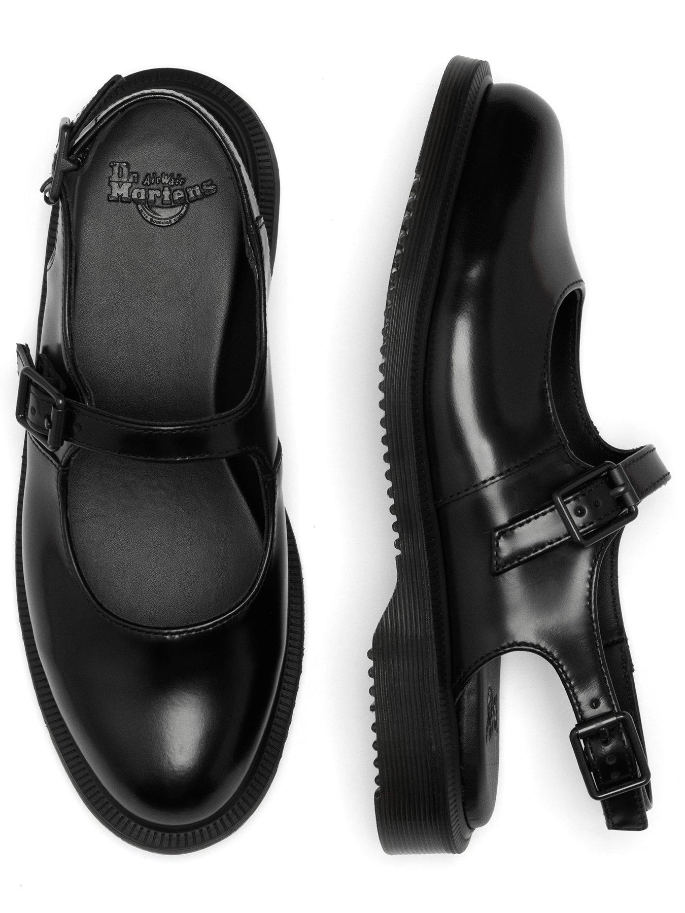 Image 4 of 7 of Dr Martens Madaline Mary Jane Polished Smooth Shoes - Black