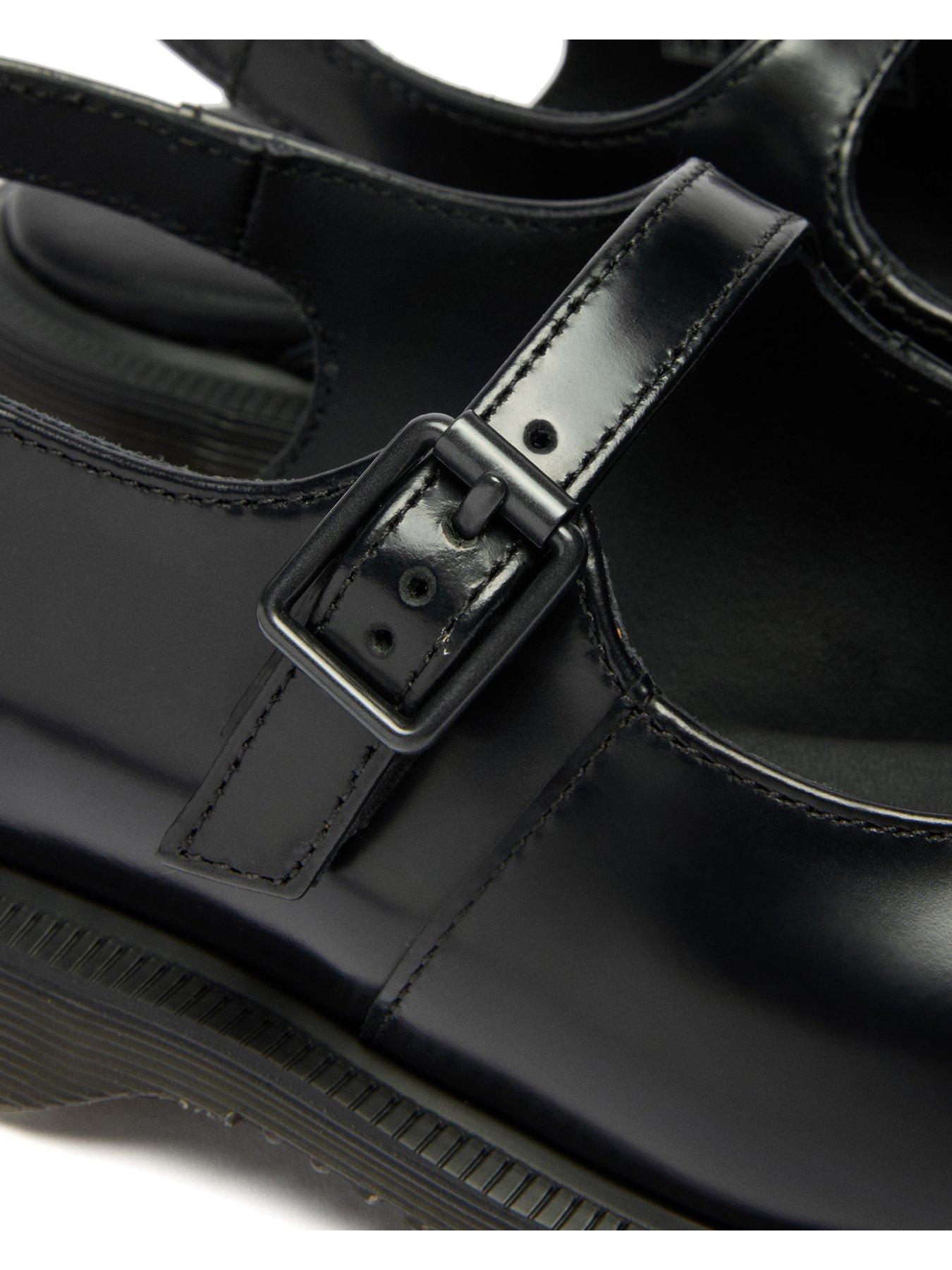 Image 6 of 7 of Dr Martens Madaline Mary Jane Polished Smooth Shoes - Black