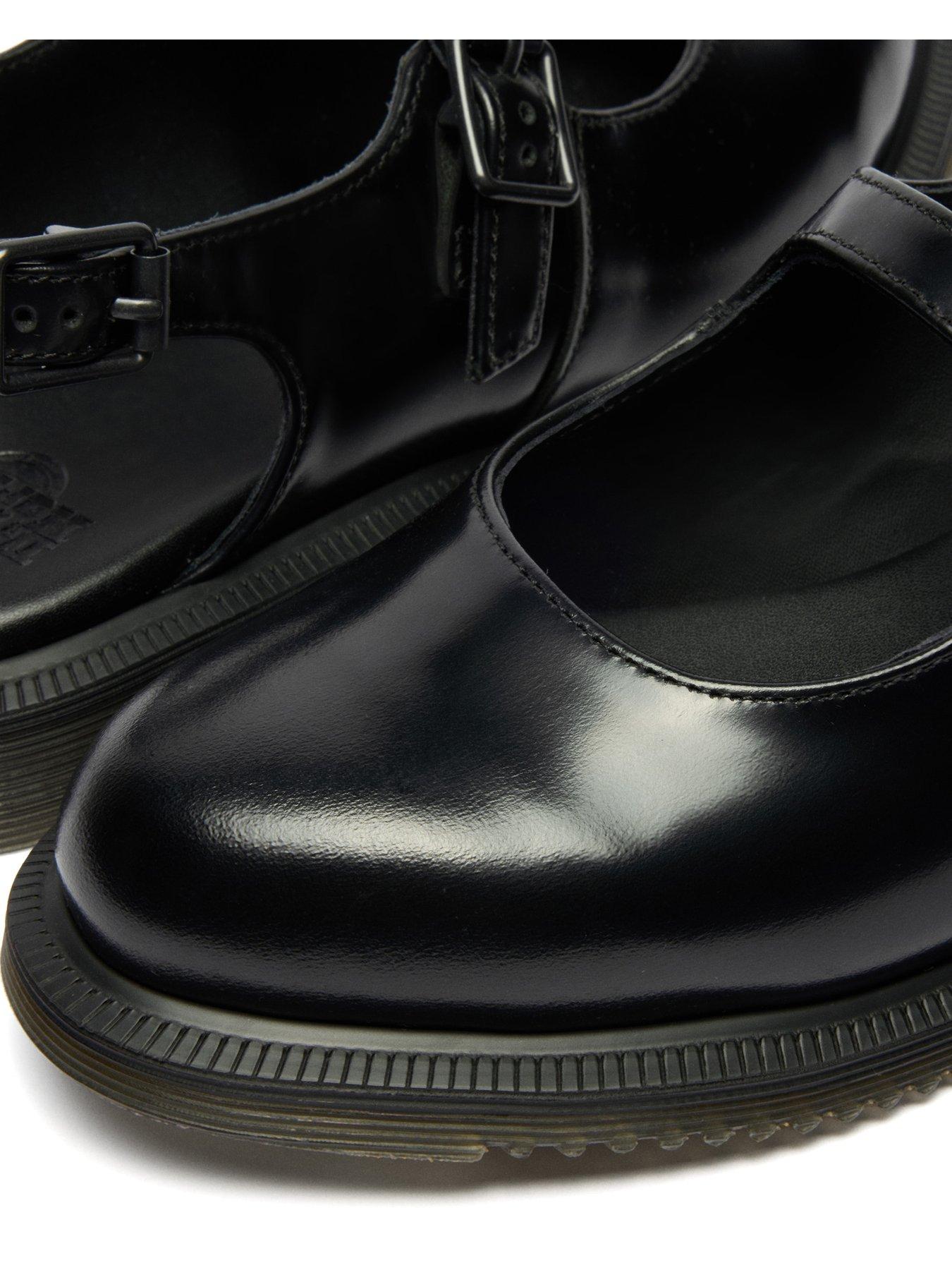 Image 7 of 7 of Dr Martens Madaline Mary Jane Polished Smooth Shoes - Black