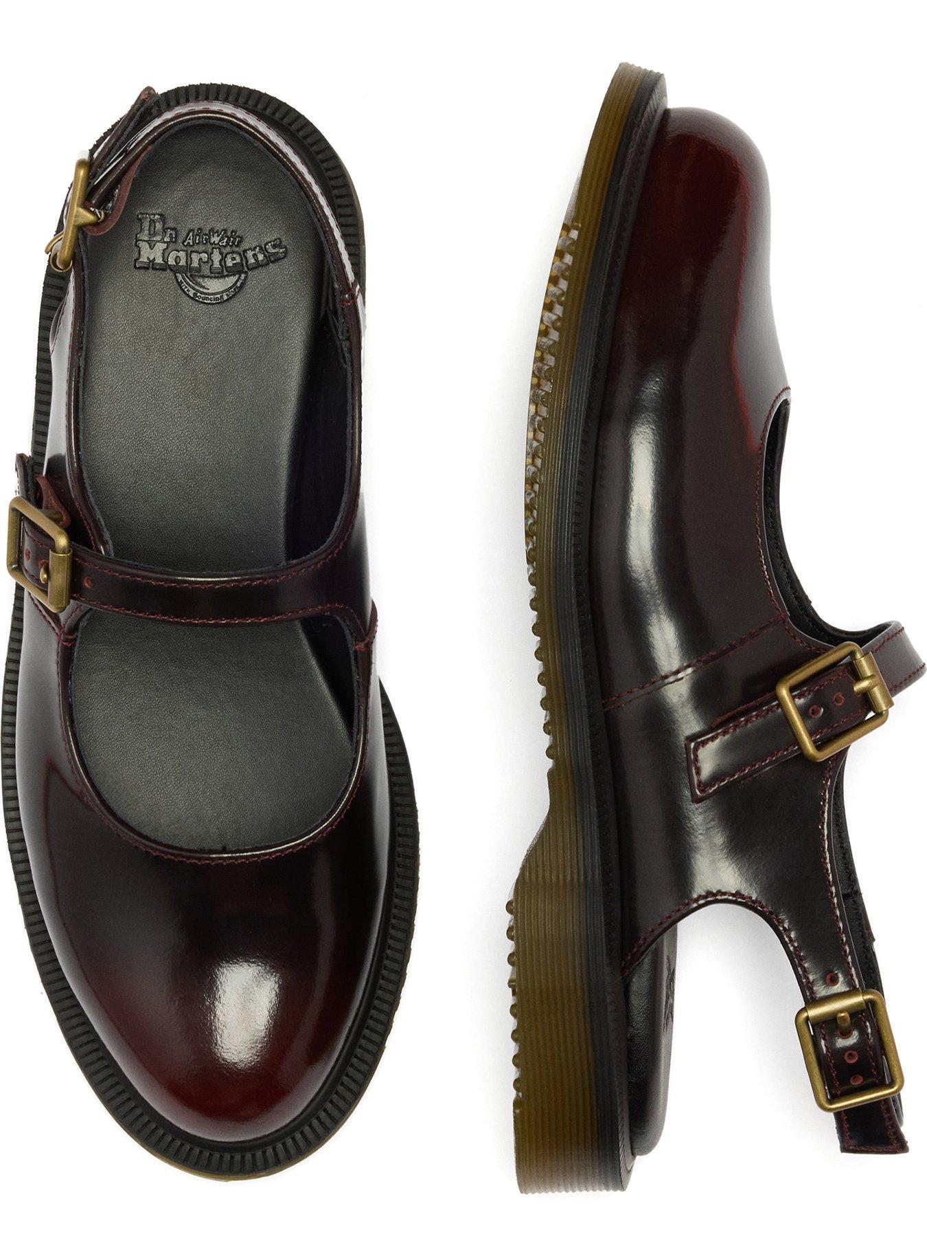 Image 4 of 7 of Dr Martens Madaline Mary Jane Cherry Arcadia - Red