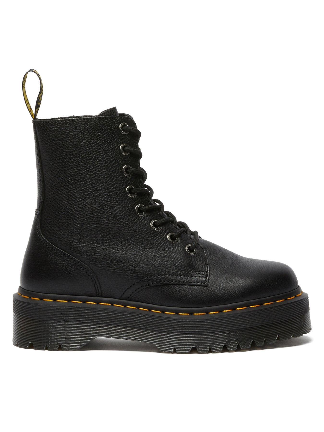 Image 1 of 7 of Dr Martens Jadon III 8-Eye Boot Pisa Boots - Black