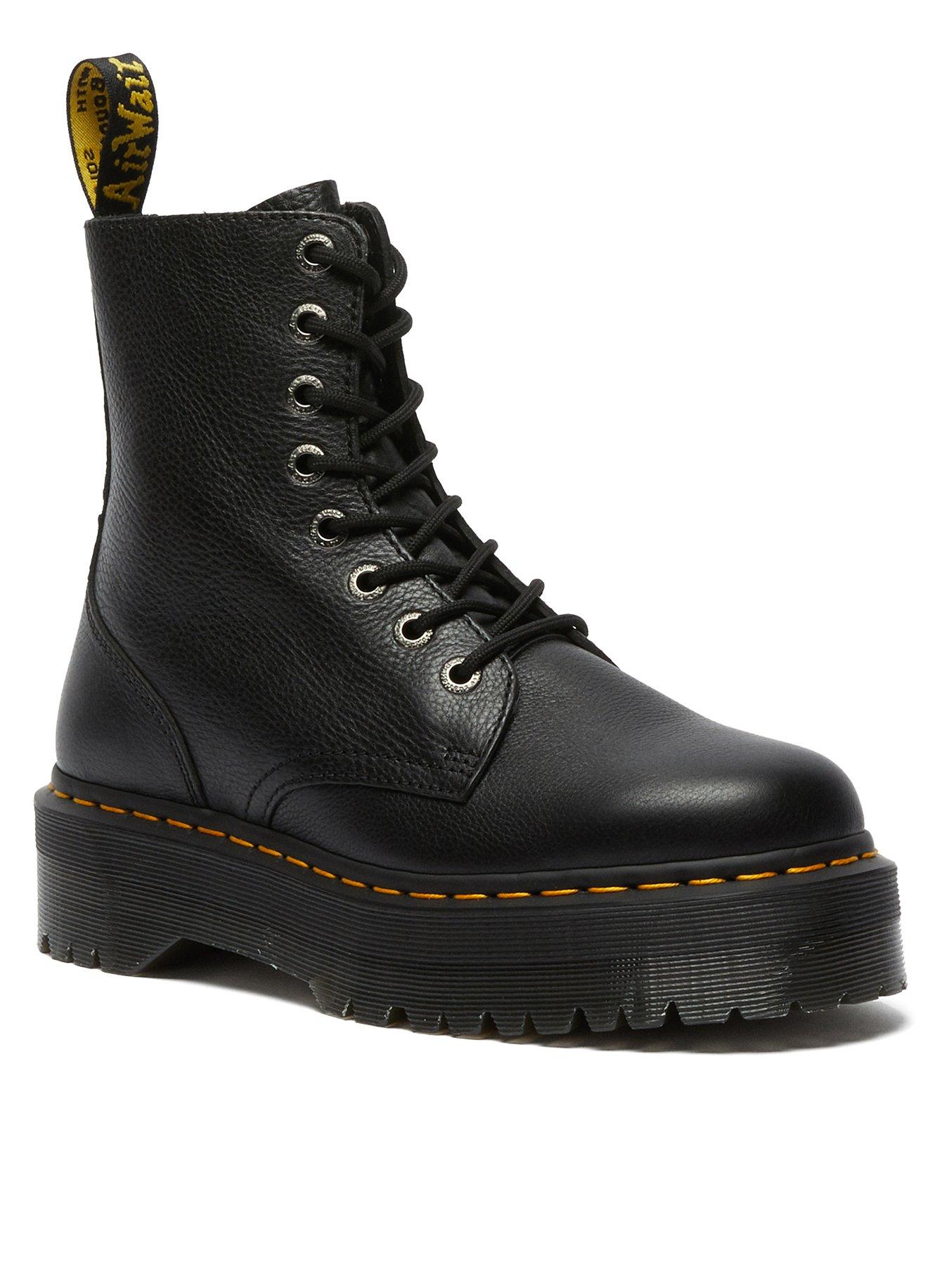 Image 2 of 7 of Dr Martens Jadon III 8-Eye Boot Pisa Boots - Black