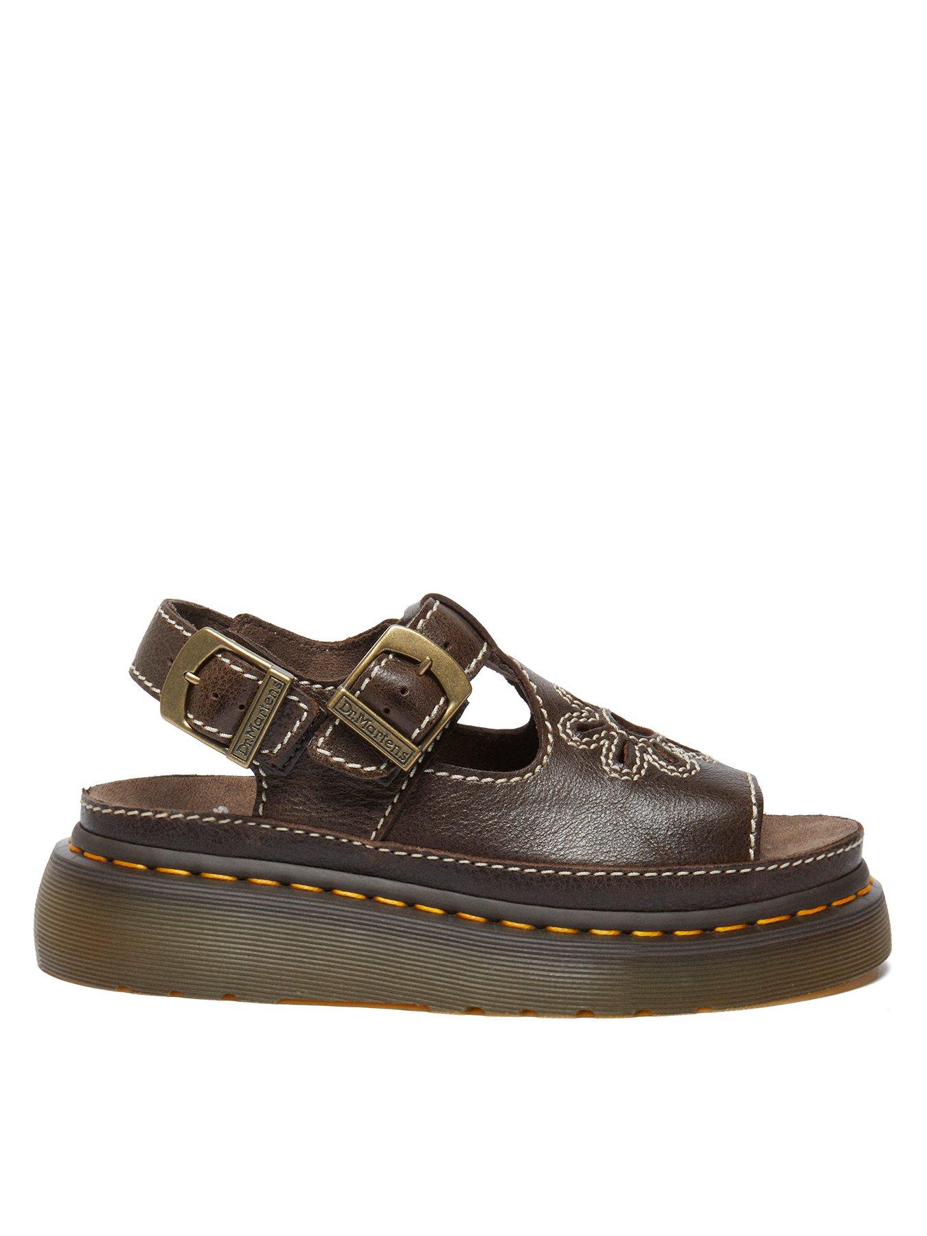 Dr Martens Dunnet Flower Kelp Rogue Sandal - Brown