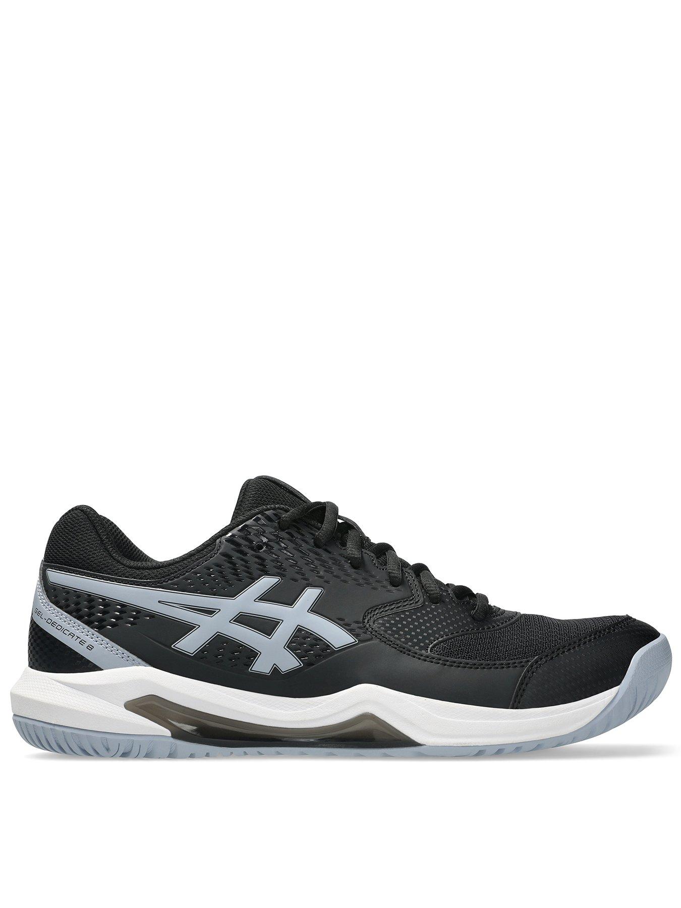 Asics Mens Tennis Gel-Dedicate 8 Trainers - Black
