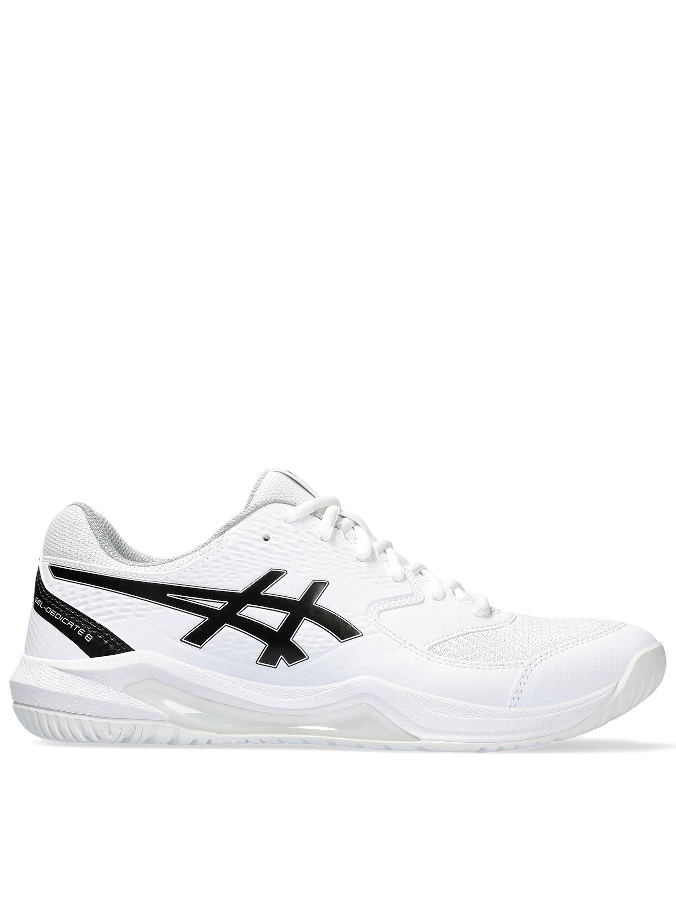Asics Mens Tennis Gel-Dedicate 8 Trainers - White