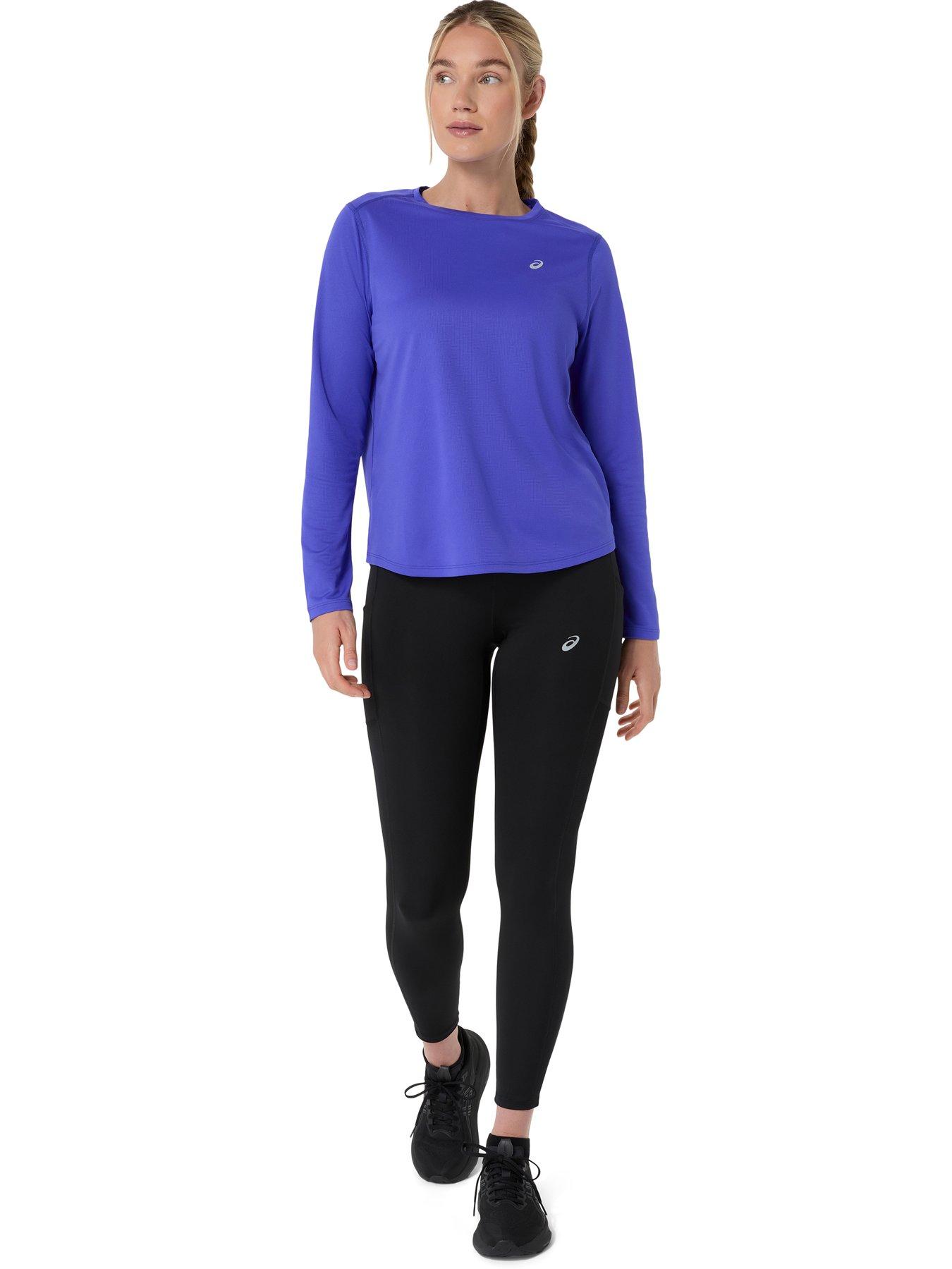 Image 3 of 6 of Asics Womens Running Core Long Sleeve T-Shirt - Blue