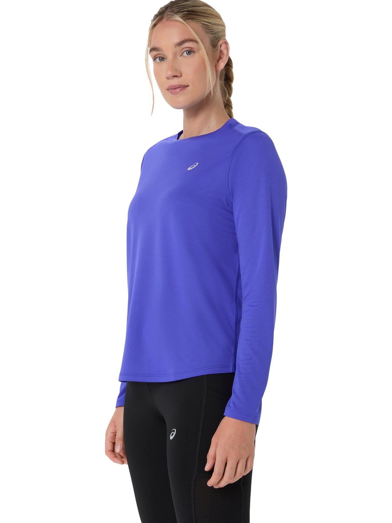 Image 4 of 6 of Asics Womens Running Core Long Sleeve T-Shirt - Blue