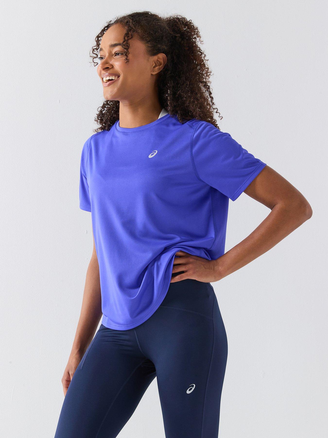 Asics Womens Running Core T-Shirt - Blue