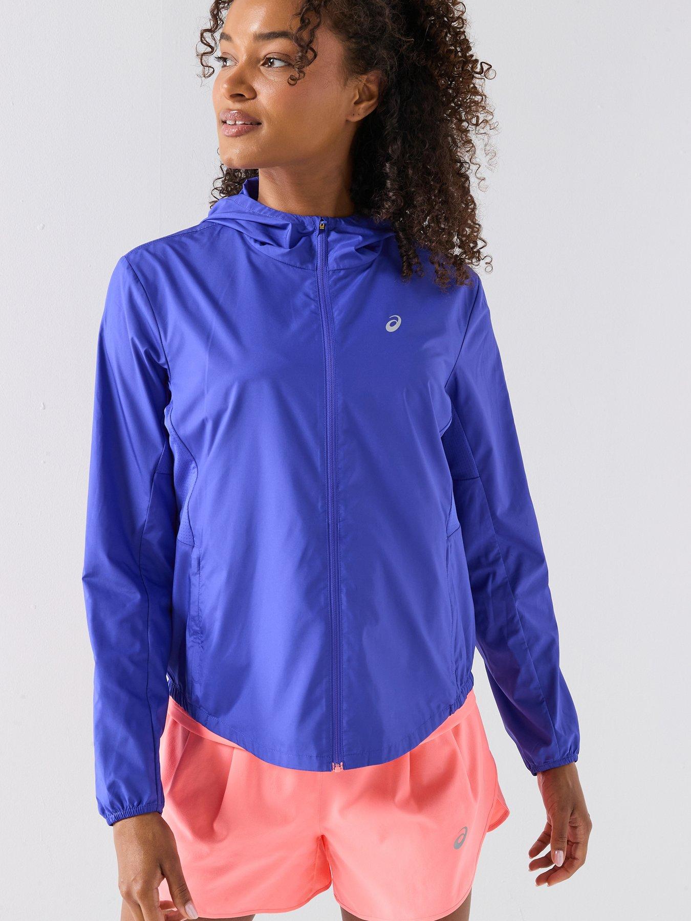 Asics Womens Running Core Jacket - Blue