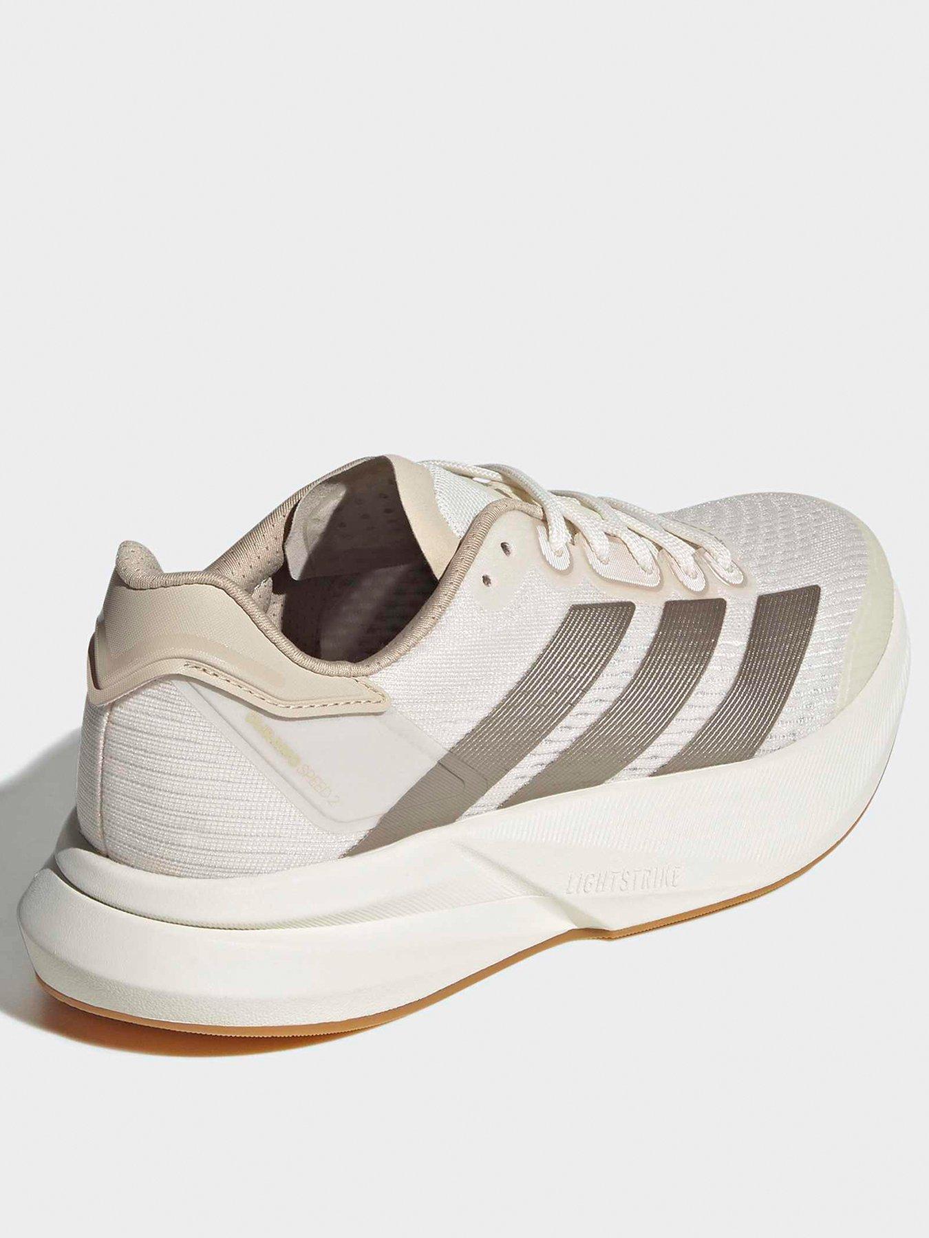 Image 3 of 7 of adidas Womens Running Duramo Speed 2 Trainers - White