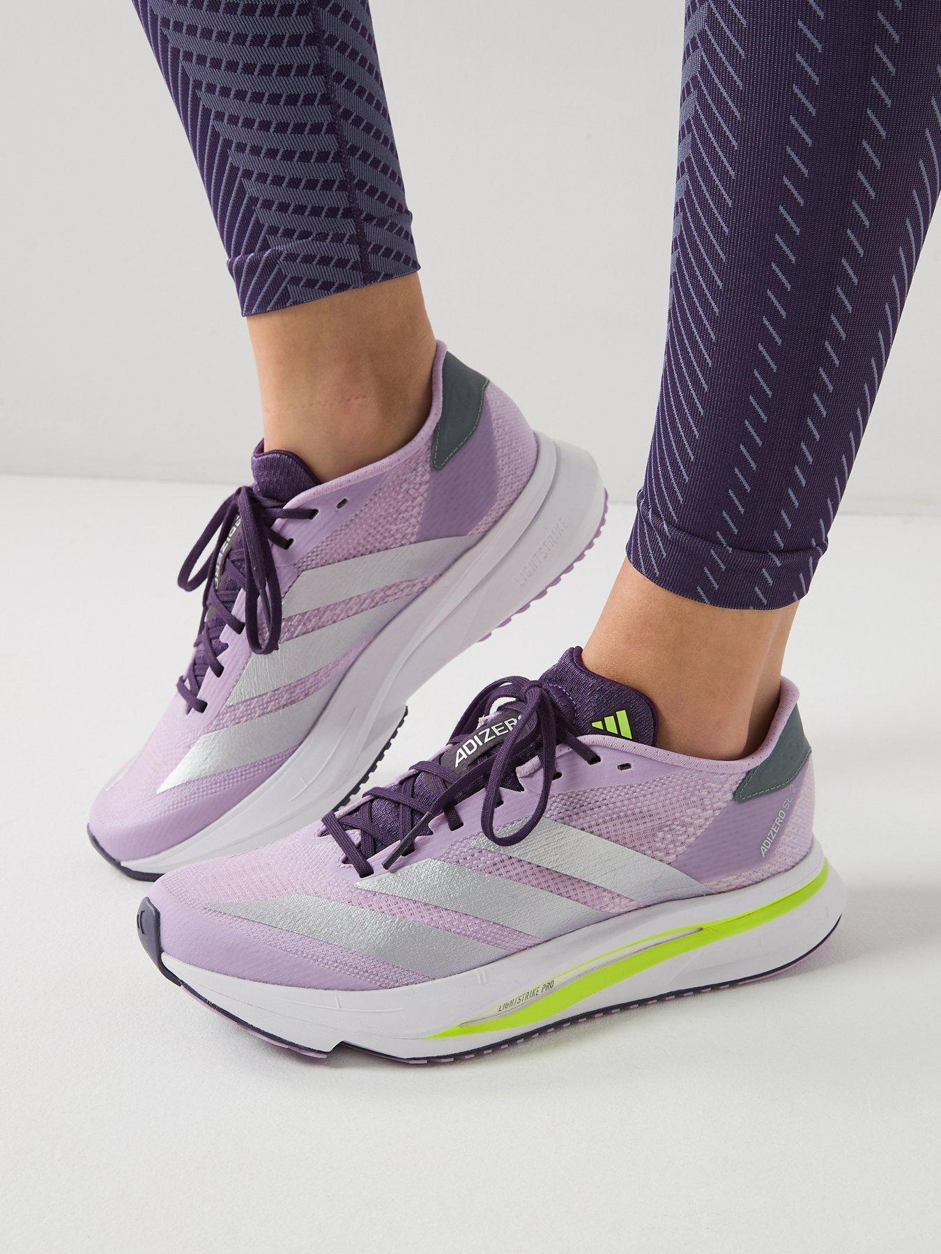 adidas Womens Running Adizero Sl2 Trainers, Purple, Size 3.5, Women