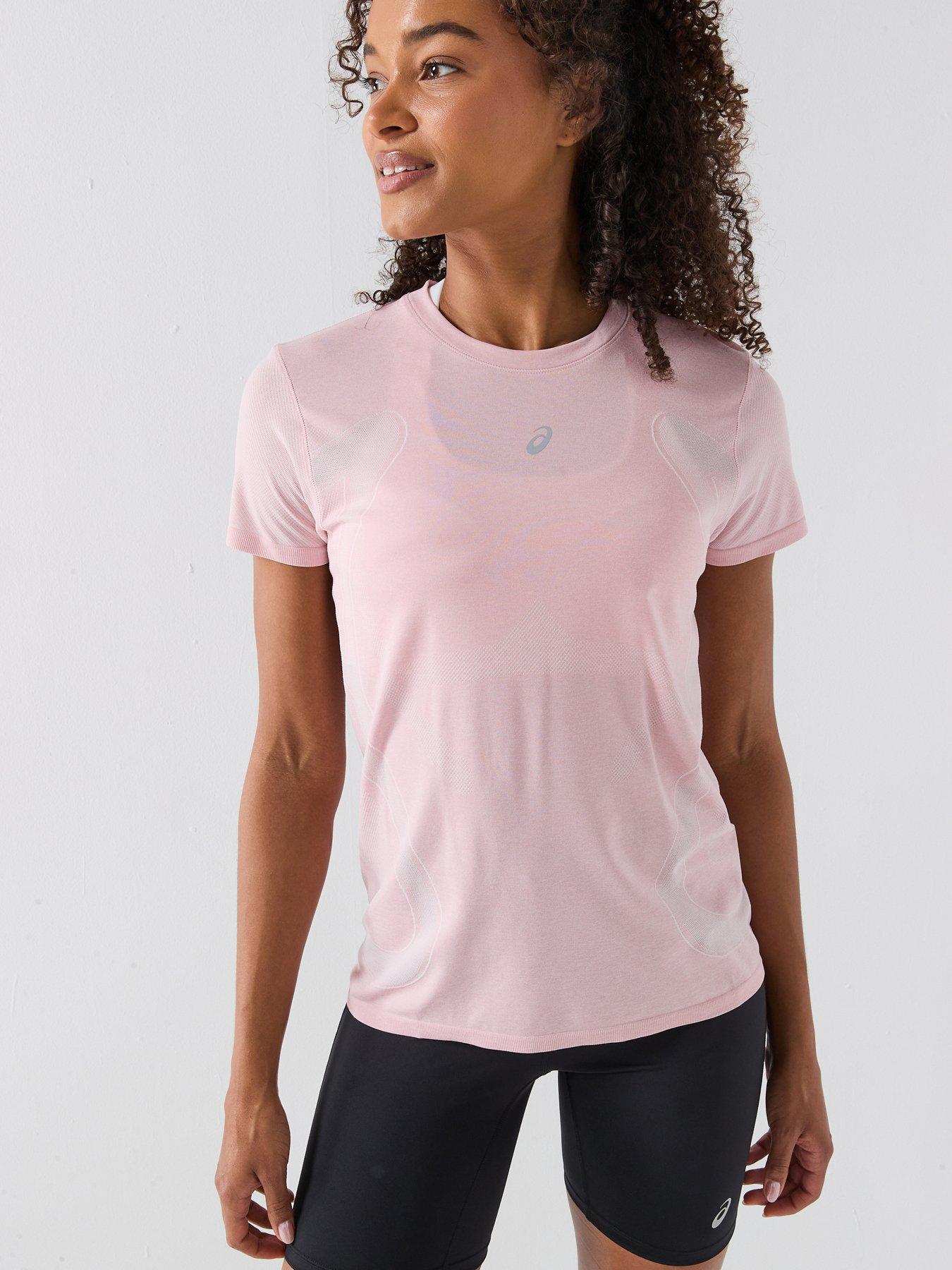 Asics Womens Running Road Seamless T-Shirt - Pink