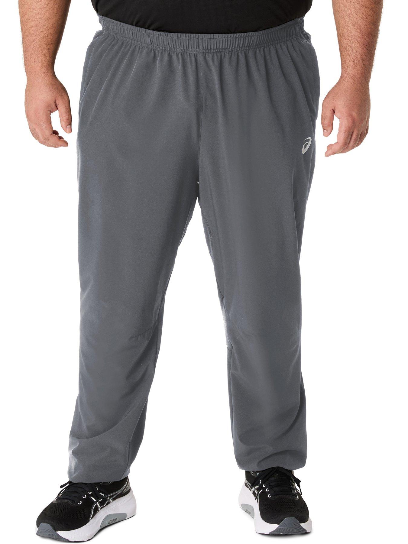Image 1 of 7 of Asics Mens Running Core Woven Pants - Grey