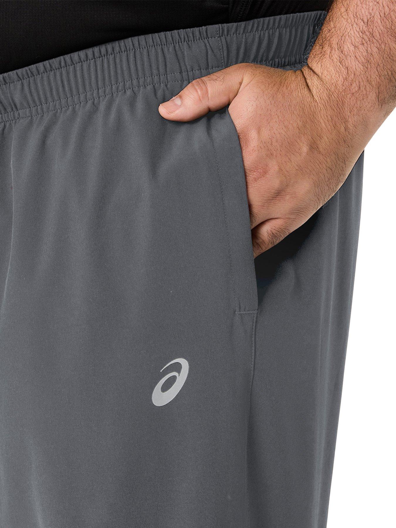 Image 4 of 7 of Asics Mens Running Core Woven Pants - Grey
