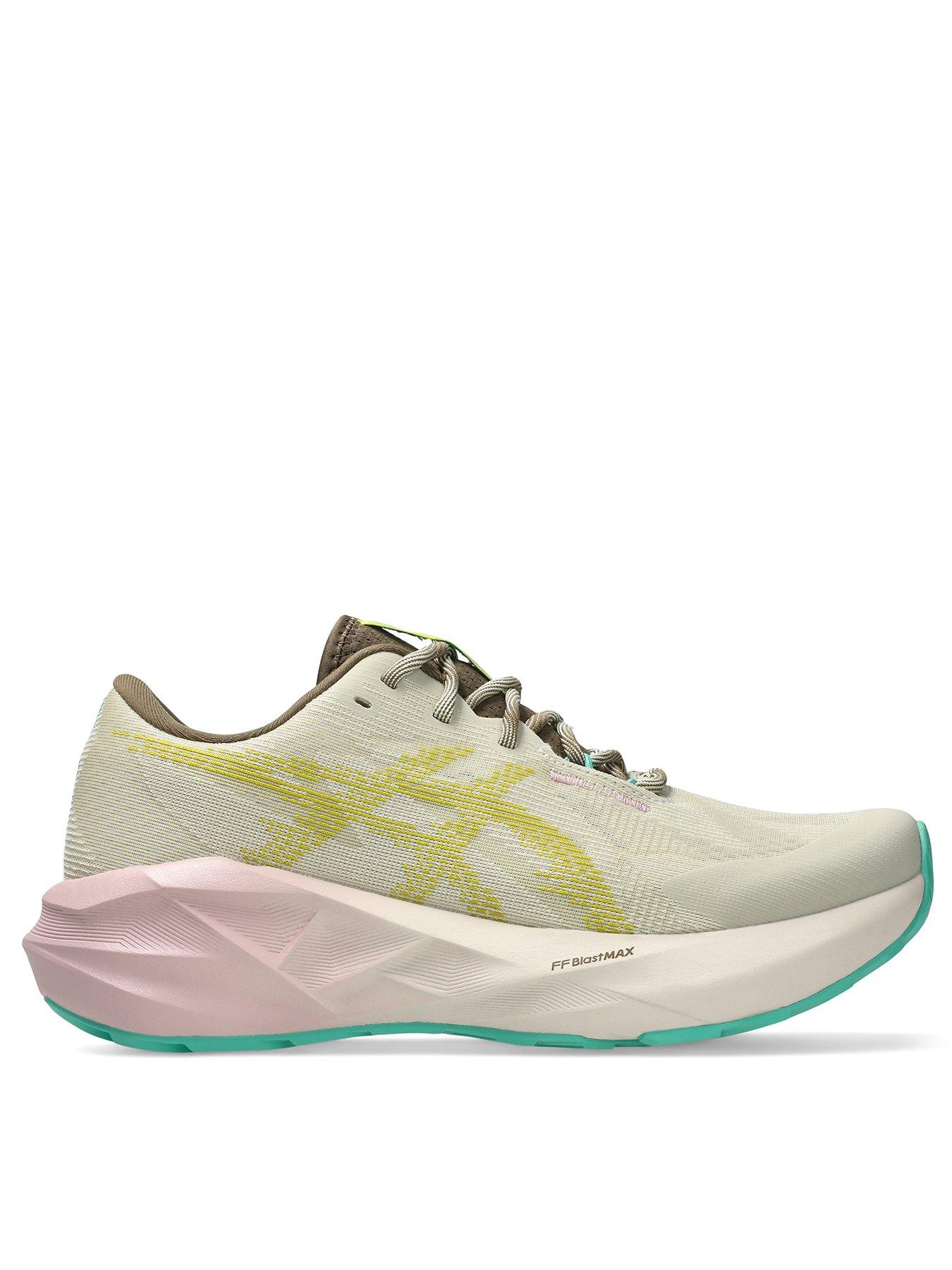 Asics Womens Running Novablast 5 TR Trainers, Beige, Size 5.5, Women