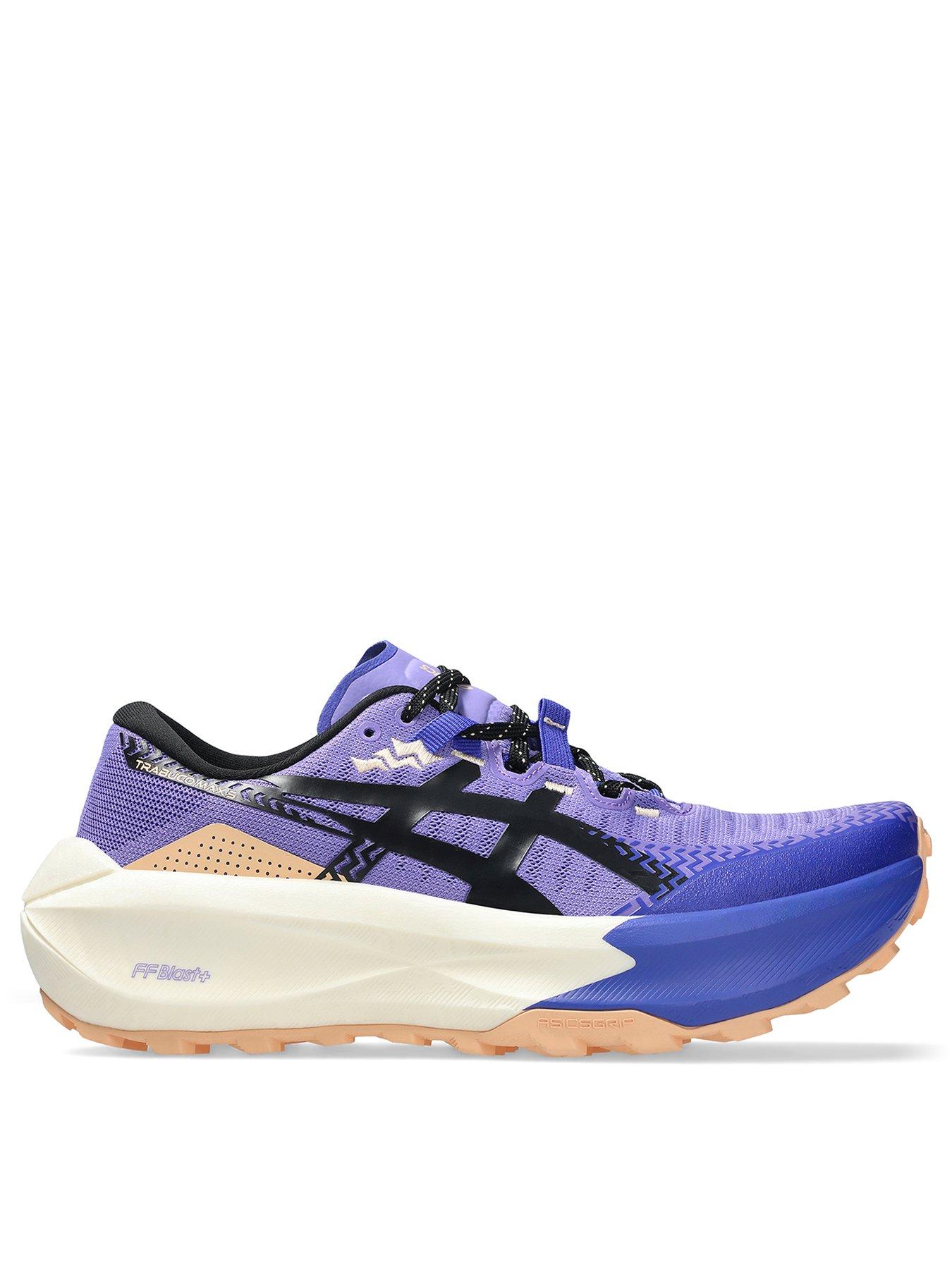Asics Womens Trail Running Trabuco Max 5 Trainers, Purple, Size 3.5, Women