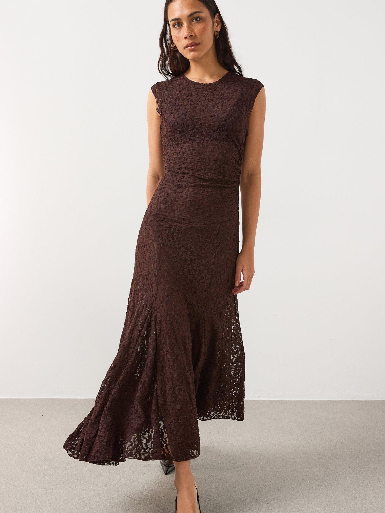 Mango Dress Xkelly - Brown