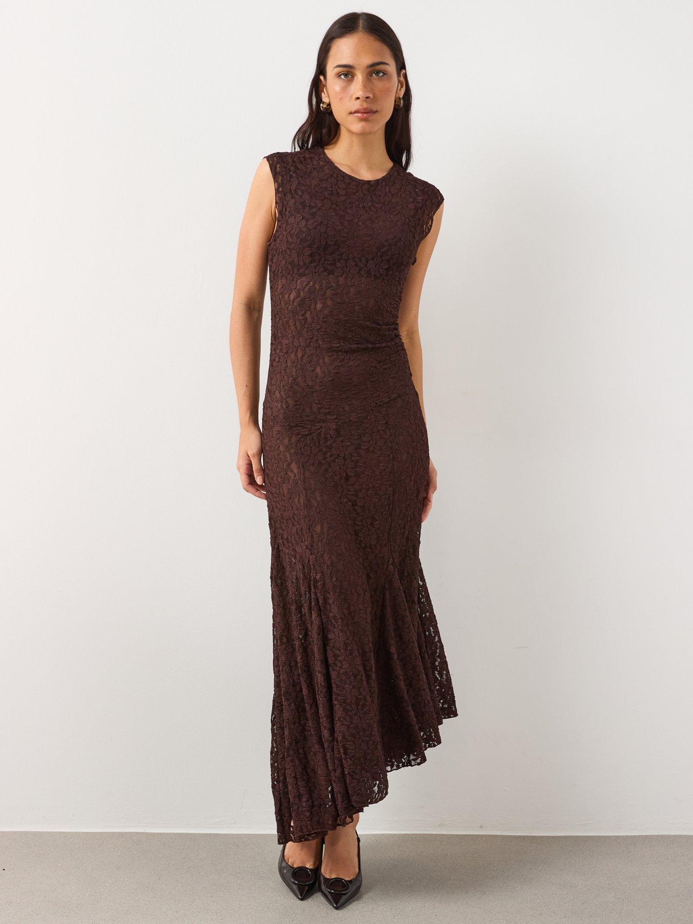 brown birthday dresses 