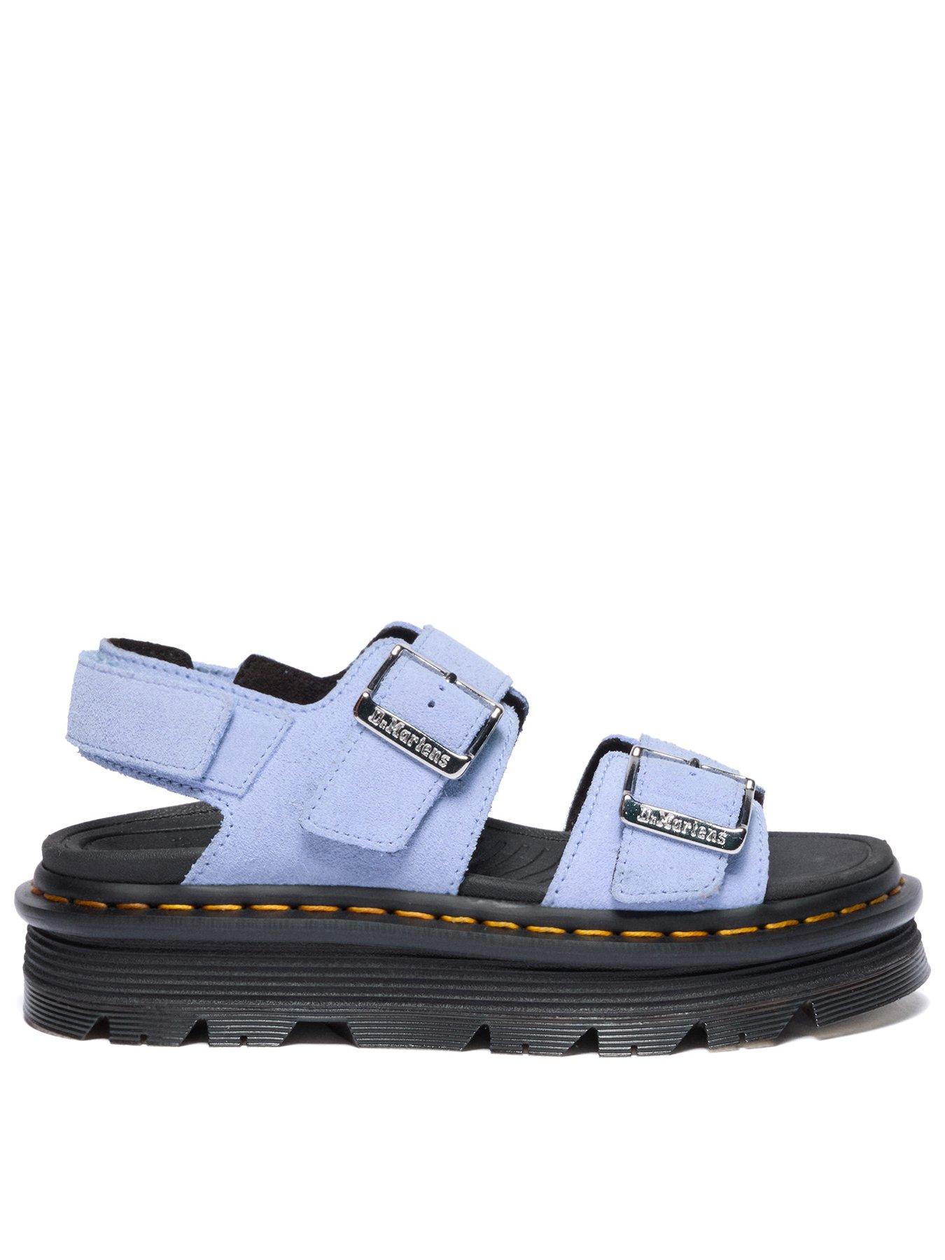 Dr Martens Zebzag Sandal Sandals -  Cornflower EH Suede