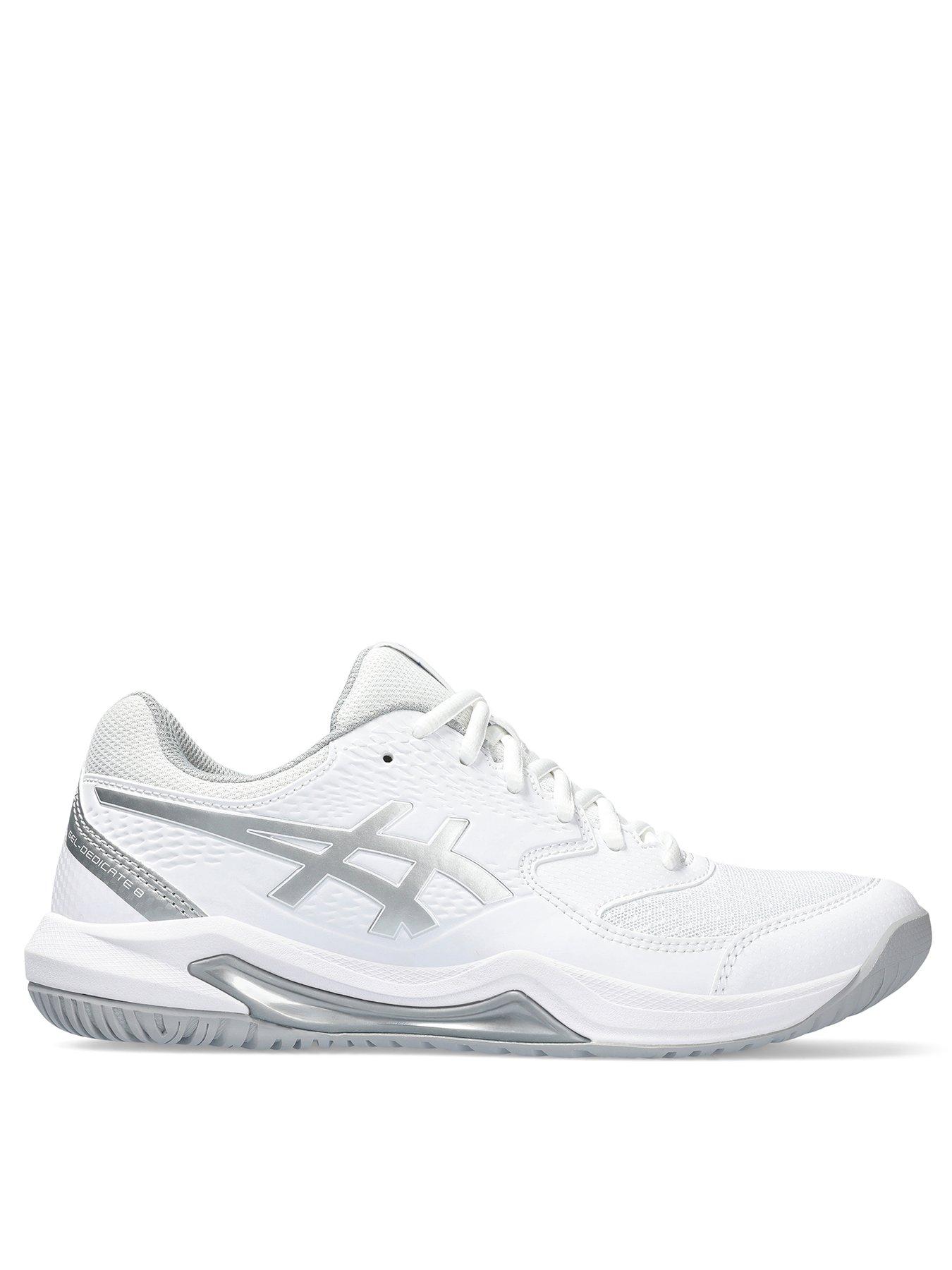 Asics Womens Tennis Gel-Dedicate 8 Trainers - White